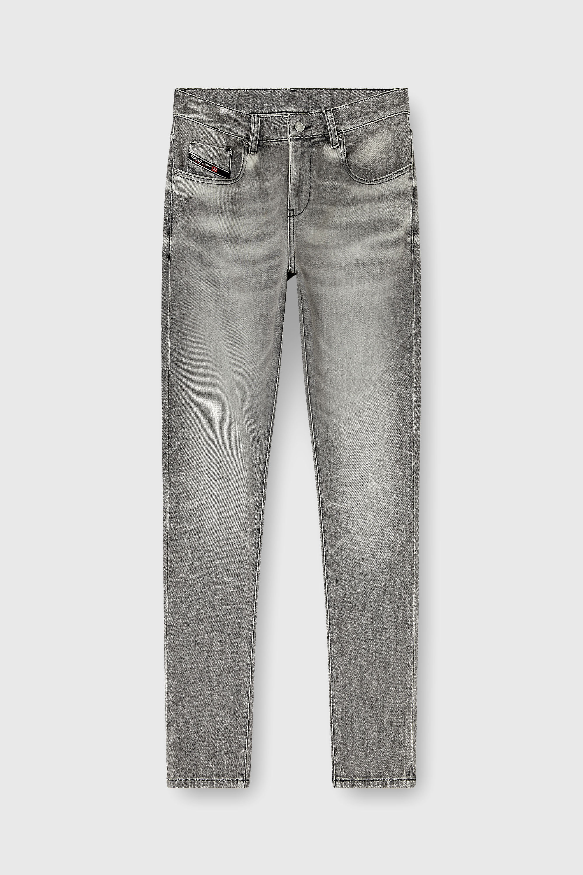 Diesel - Man's Slim Jeans 2019 D-Strukt 0KBBL, Light Grey - 2
