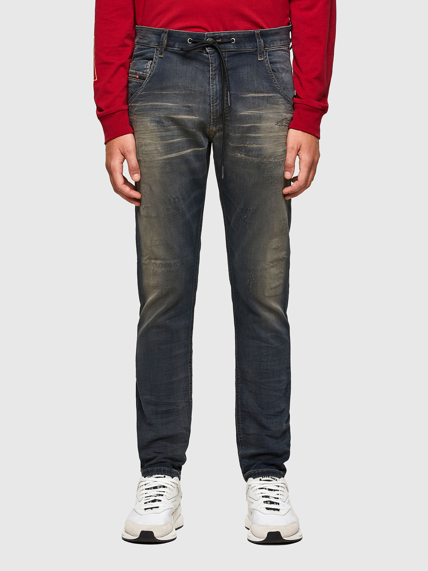 KROOLEY JoggJeans® 069QE, Dark Blue Diesel - KROOLEY JoggJeans® 069QE, Dark Blue - Jeans - Image 1