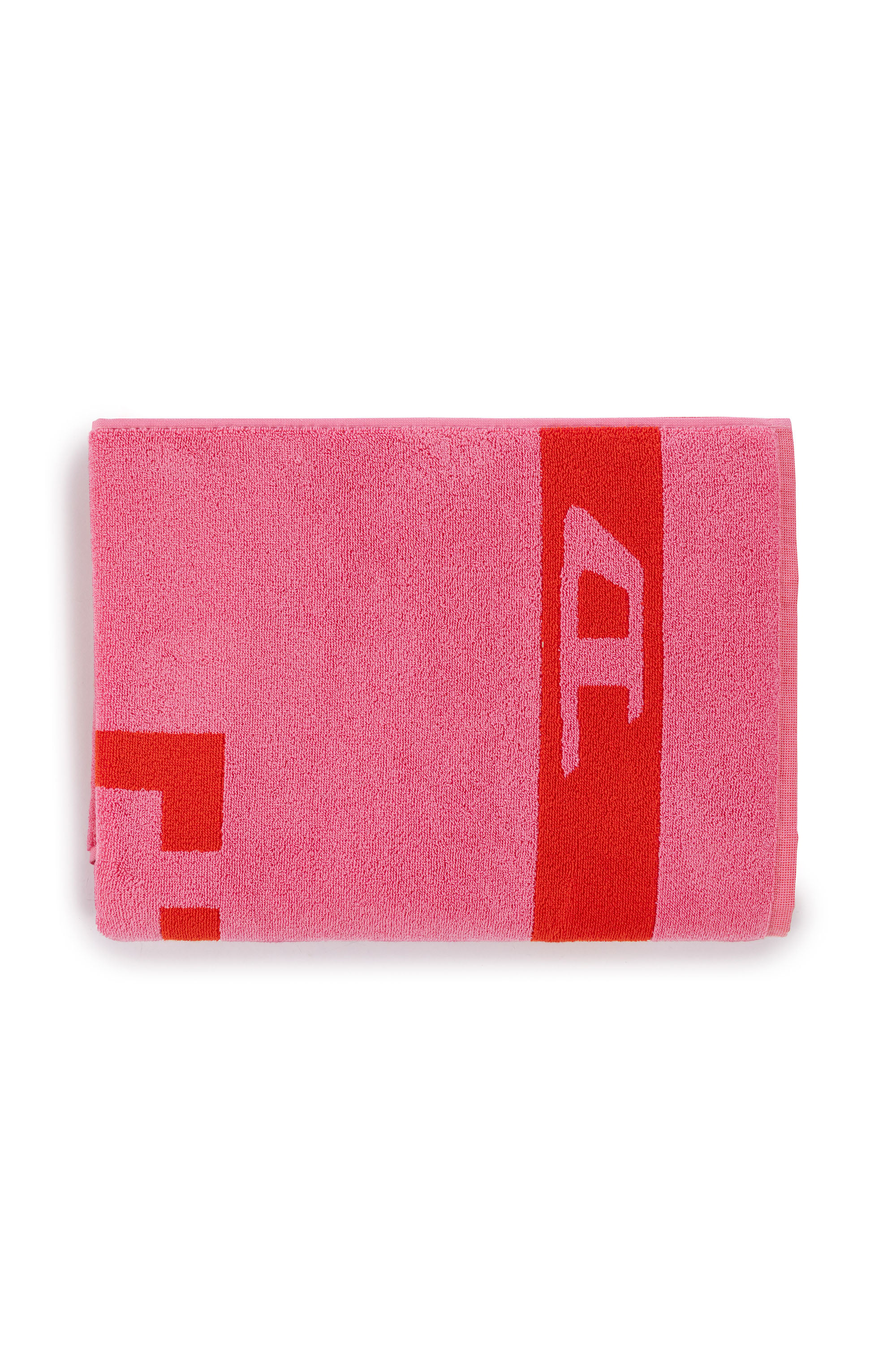 Diesel - 1018133  PIXEL TOYS 1 PINK/RED TOWEL, Unisex's Terry towel 100x180 cm in Red - 4