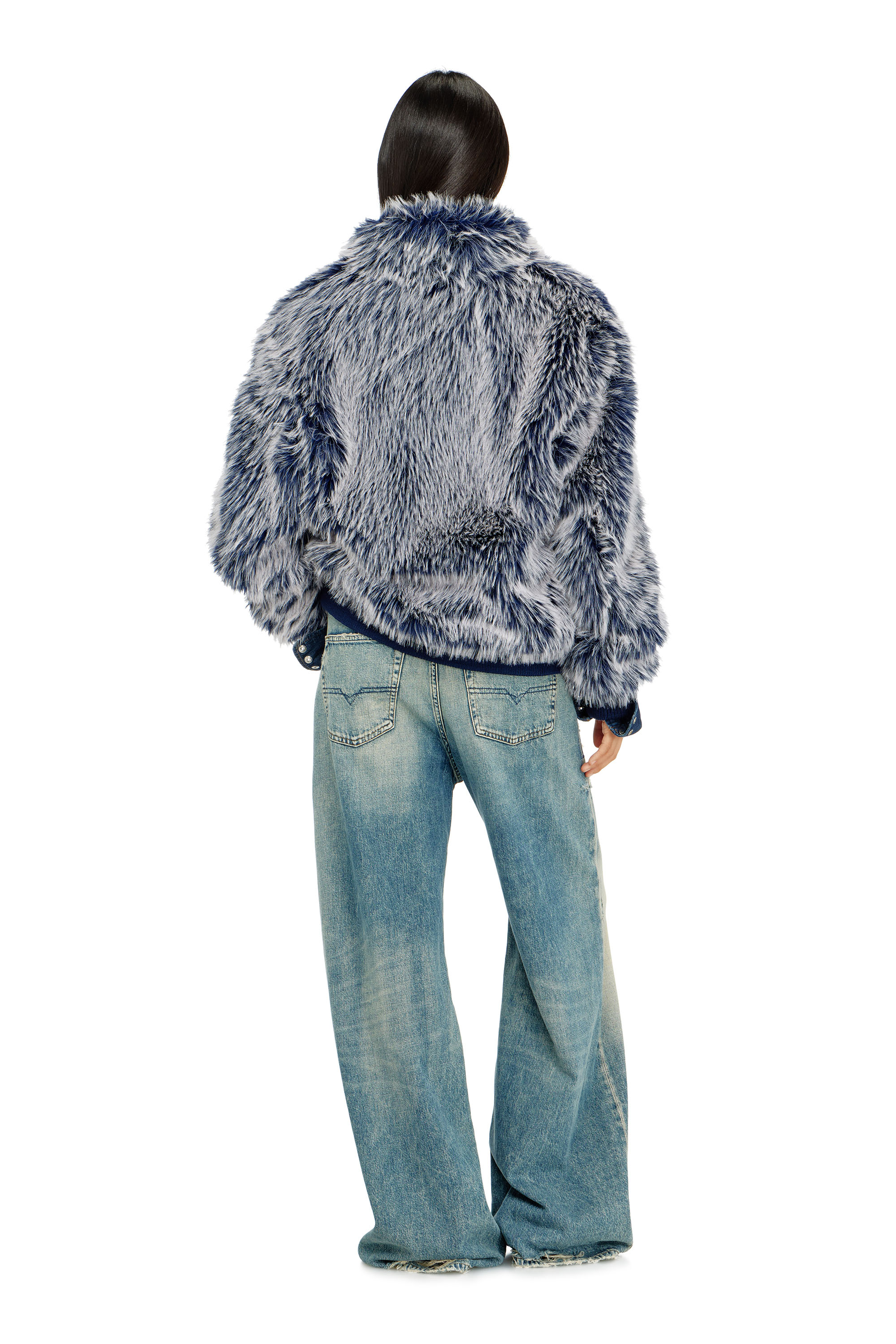 Diesel - Woman's Relaxed Jeans 1996 D-Sire 09P62, Medium blue - 4