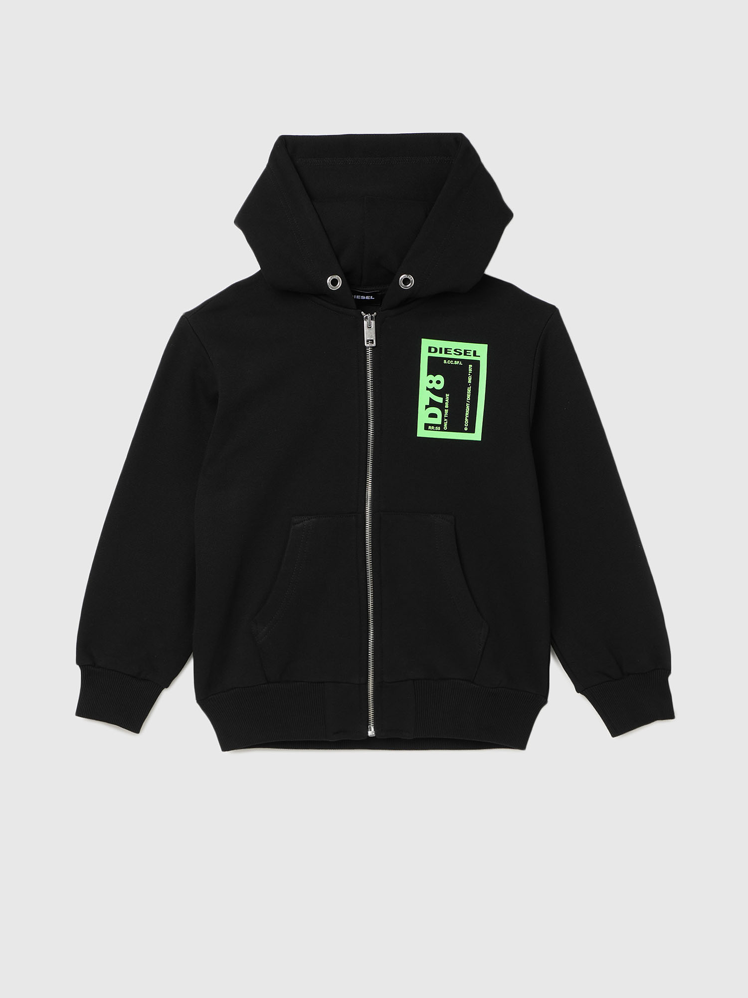 SFULLZIP78 OVER, Black Diesel - SFULLZIP78 OVER, Black - Sweaters - Image 1