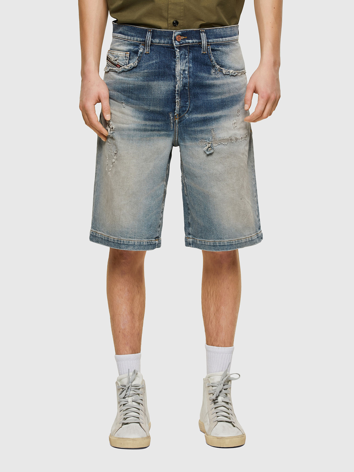 D-MACS-SHORT, Light Blue Diesel - D-MACS-SHORT, Light Blue - Shorts - Image 1