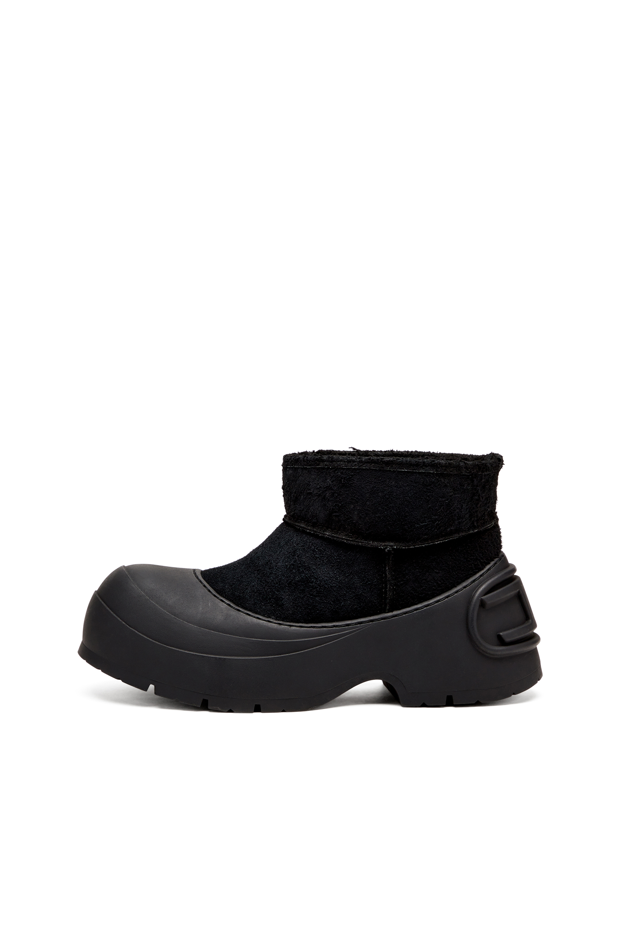 Diesel - D-DONALD MONTONE, Man's D-Donald-Chunky ankle boot with lug sole in Black - 7