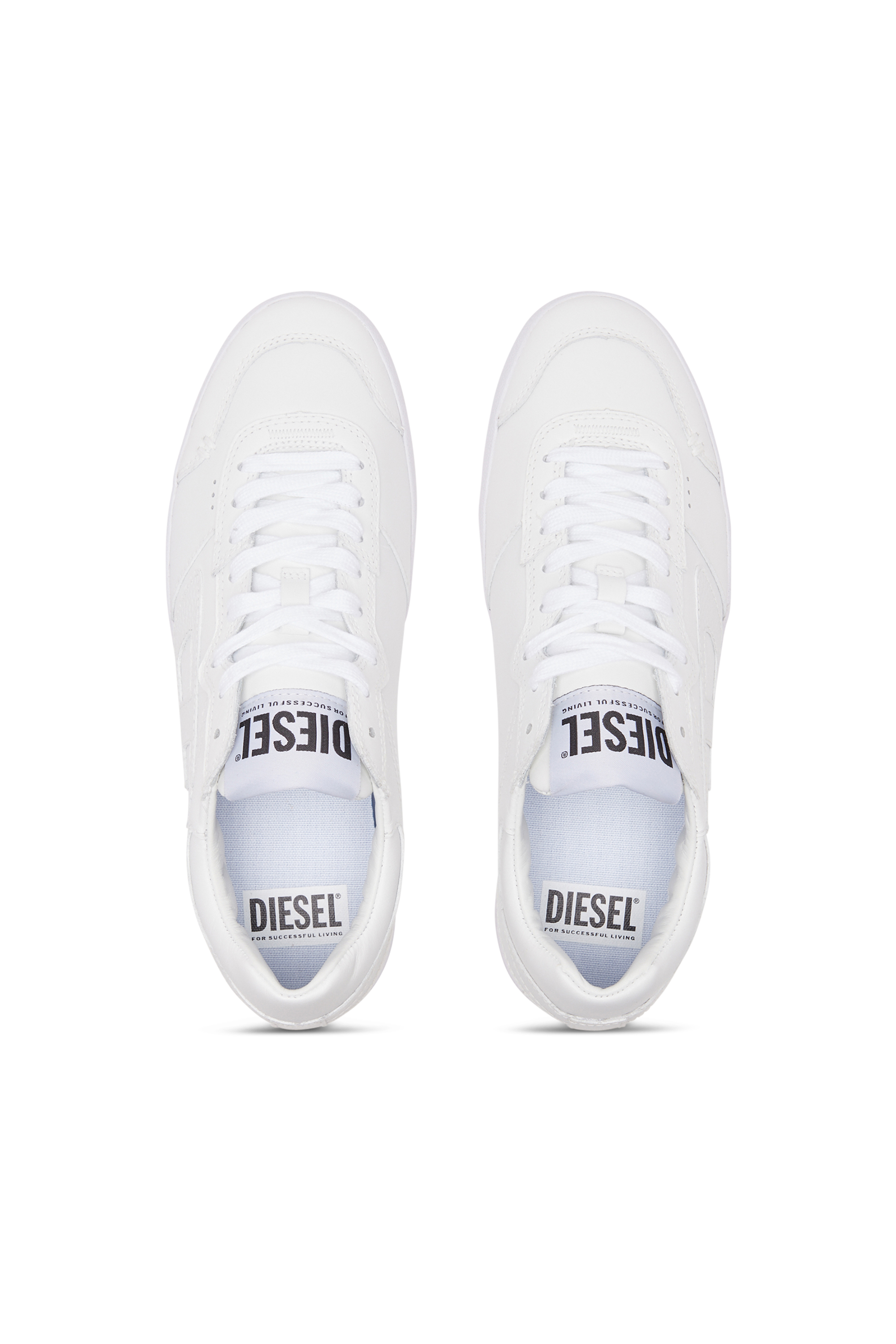 Diesel - S-LEROJI LOW W, Woman S-Leroji Low-Low-top sneakers in smooth leather in White - Image 5