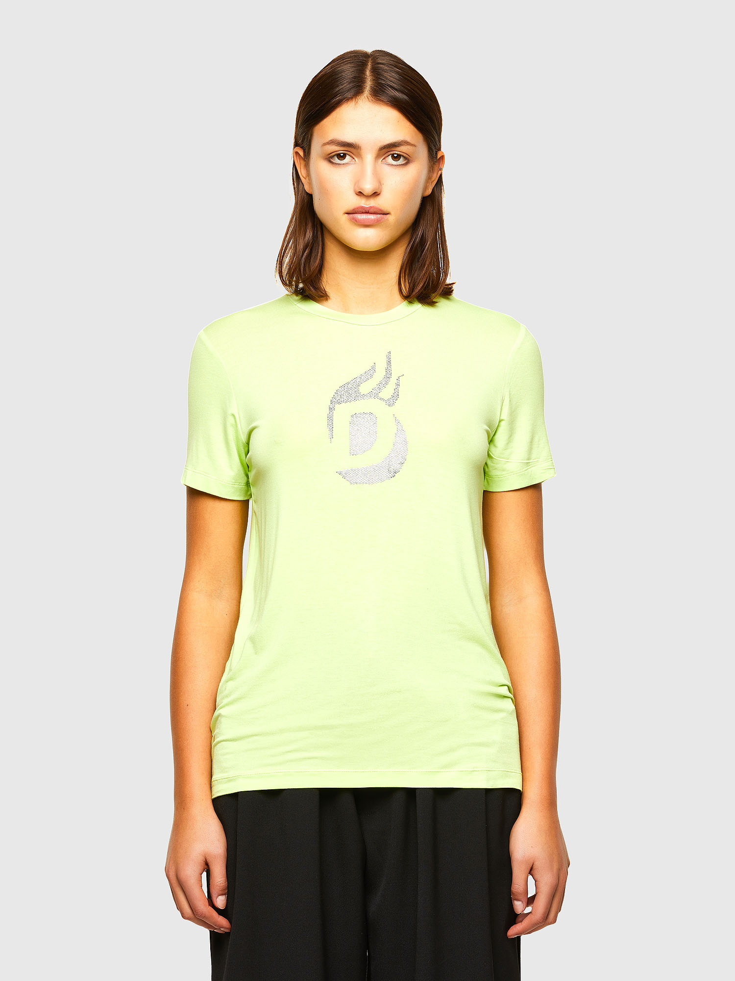 Diesel - T-SILY-R1, Green Fluo - Image 1