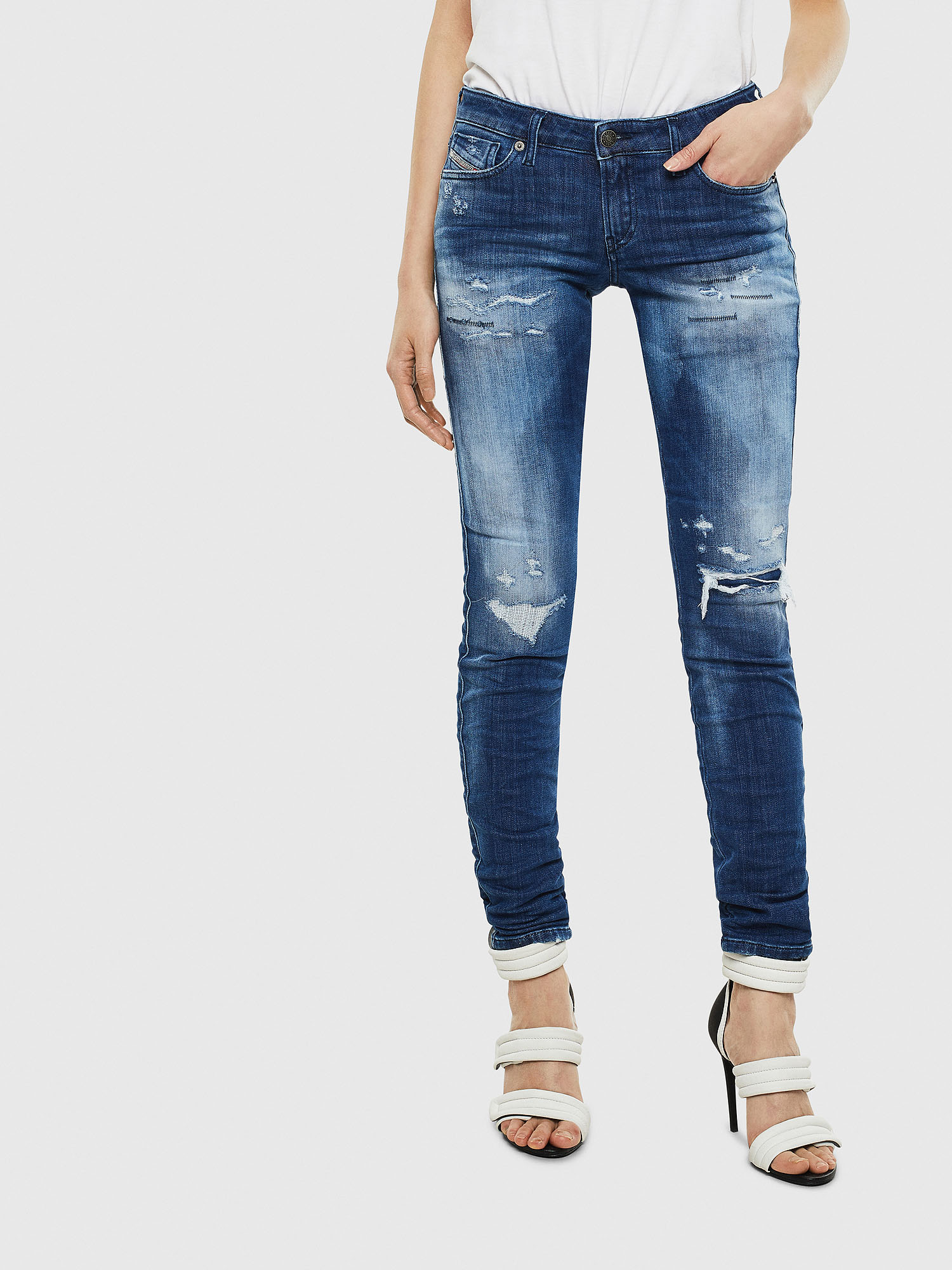 Gracey JoggJeans 0099S, Dark Blue Diesel - Gracey JoggJeans 0099S, Dark Blue - Jeans - Image 1