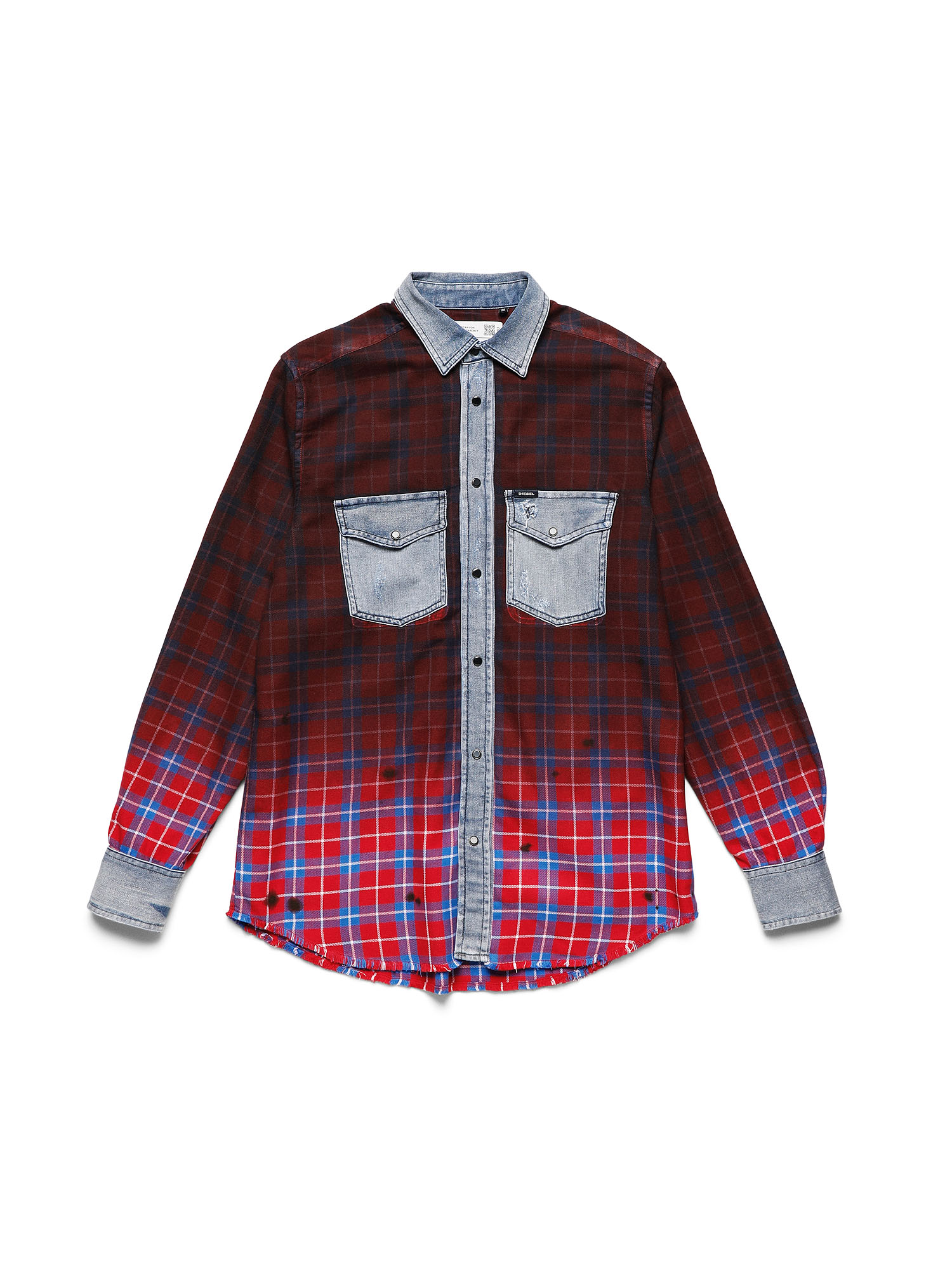 D-DEEPCHECK-B, Red Diesel - D-DEEPCHECK-B, Red - T-Shirts - Image 1