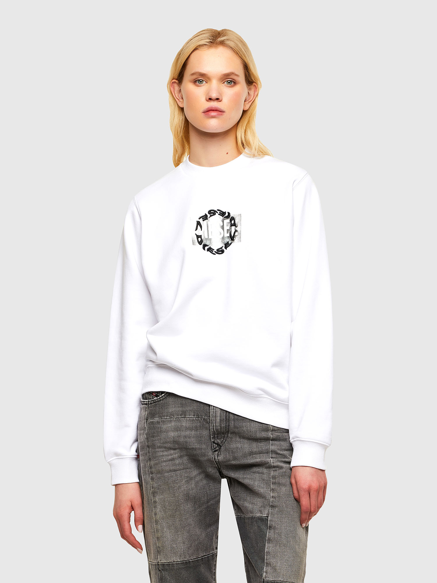F-ANG-R30, White Diesel - F-ANG-R30, White - Sweaters - Image 1