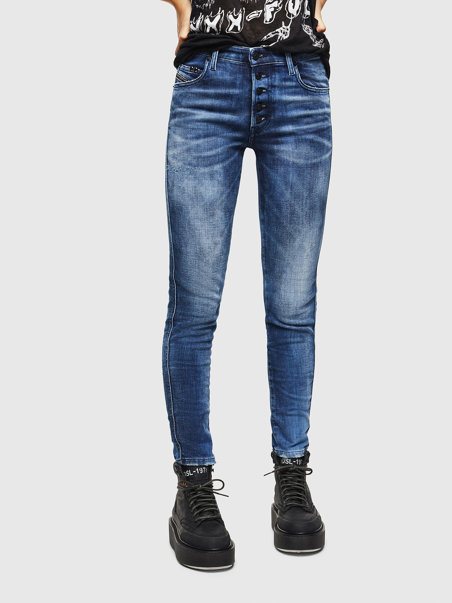 Babhila 0096Q, Medium blue Diesel - Babhila 0096Q, Medium blue - Jeans - Image 1