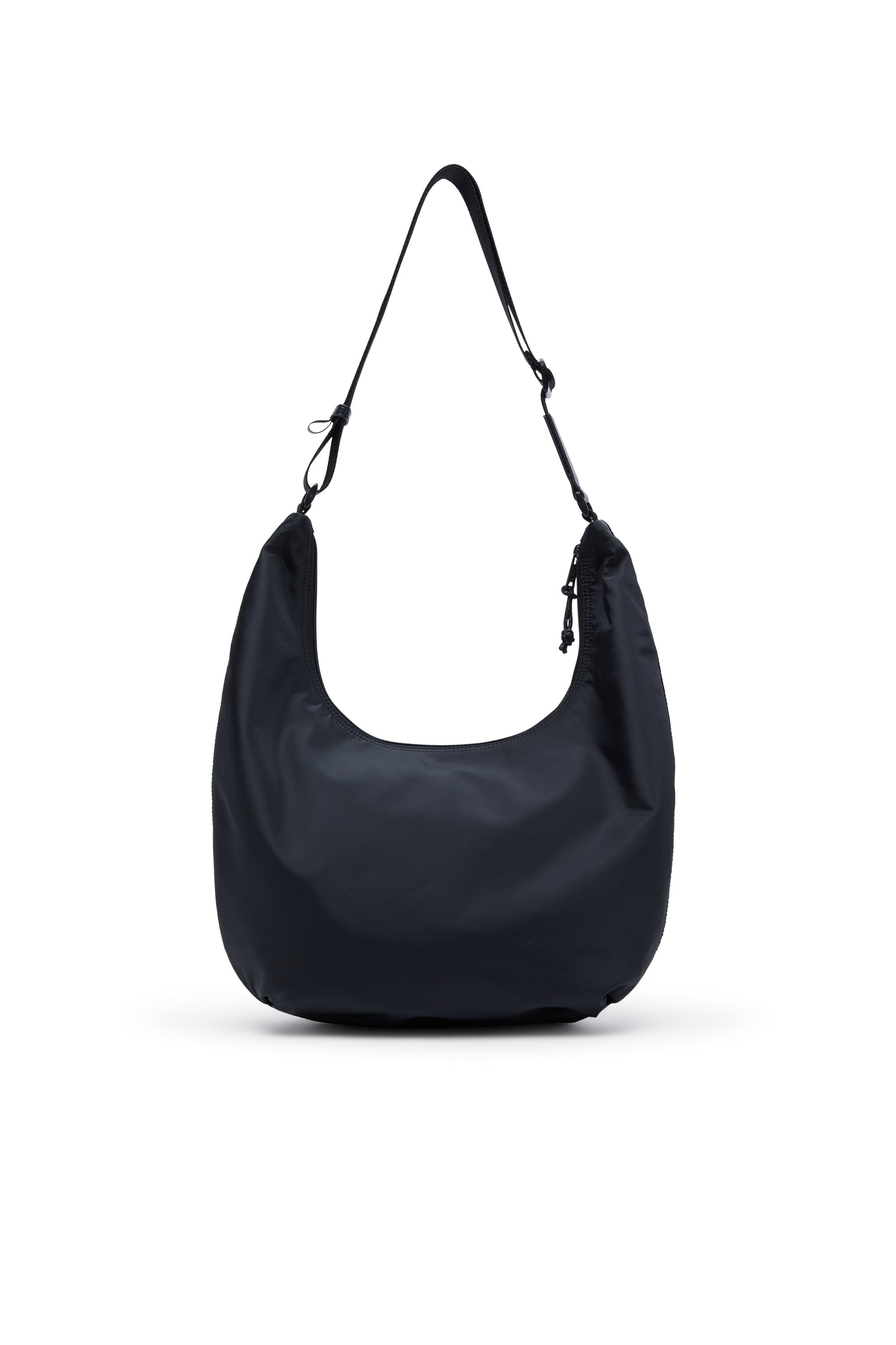 Diesel - D-PACK HOBO X, Unisex's D-Pack-Borsa a spalla in nylon con placca Logo Oval D in Black - 3