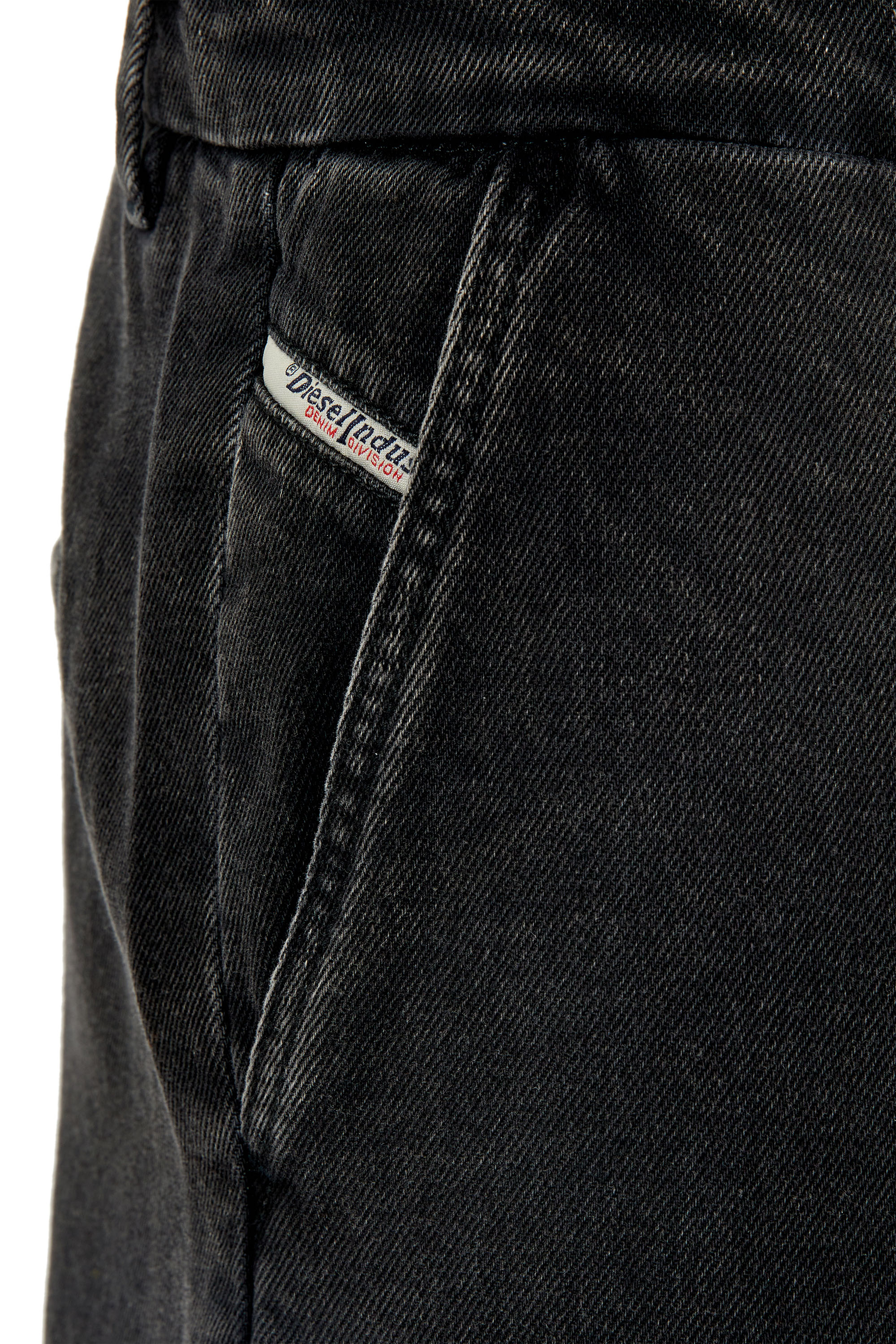 Diesel - D-Chino-Work 09B88 Straight Jeans, Black/Dark grey - Image 3