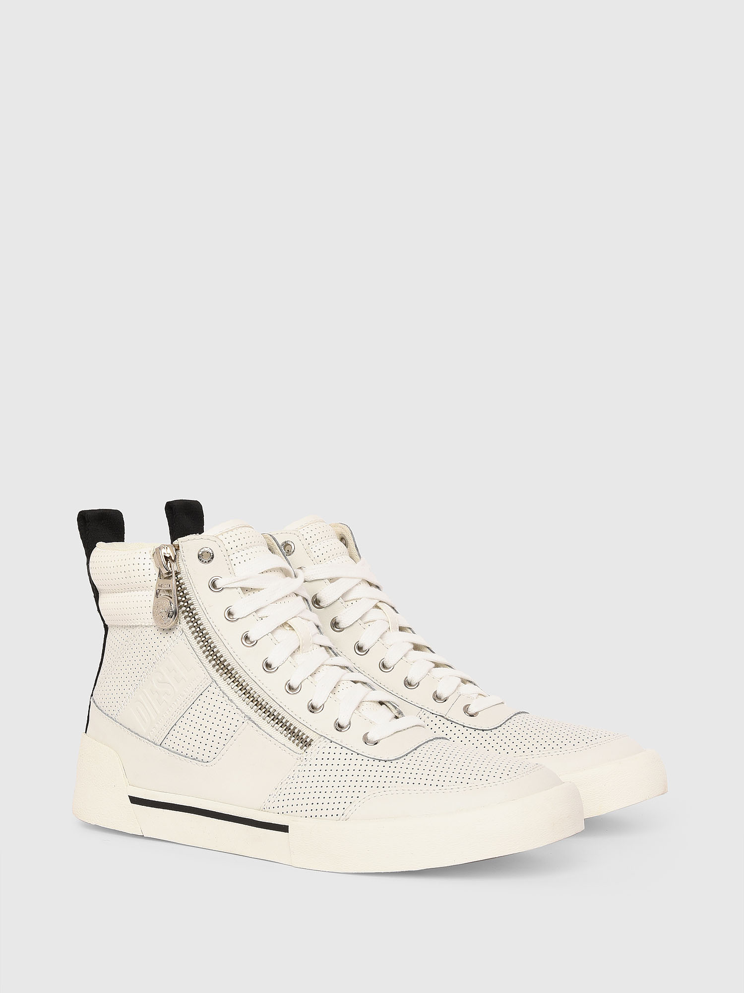 S-DVELOWS MID CUT Man: High-top sneakers in leather | Diesel