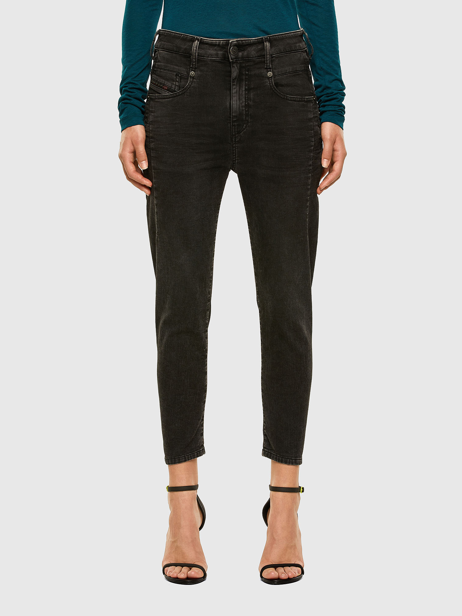 Fayza JoggJeans 009HM Woman: Boyfriend Black/Dark grey Jeans | Diesel