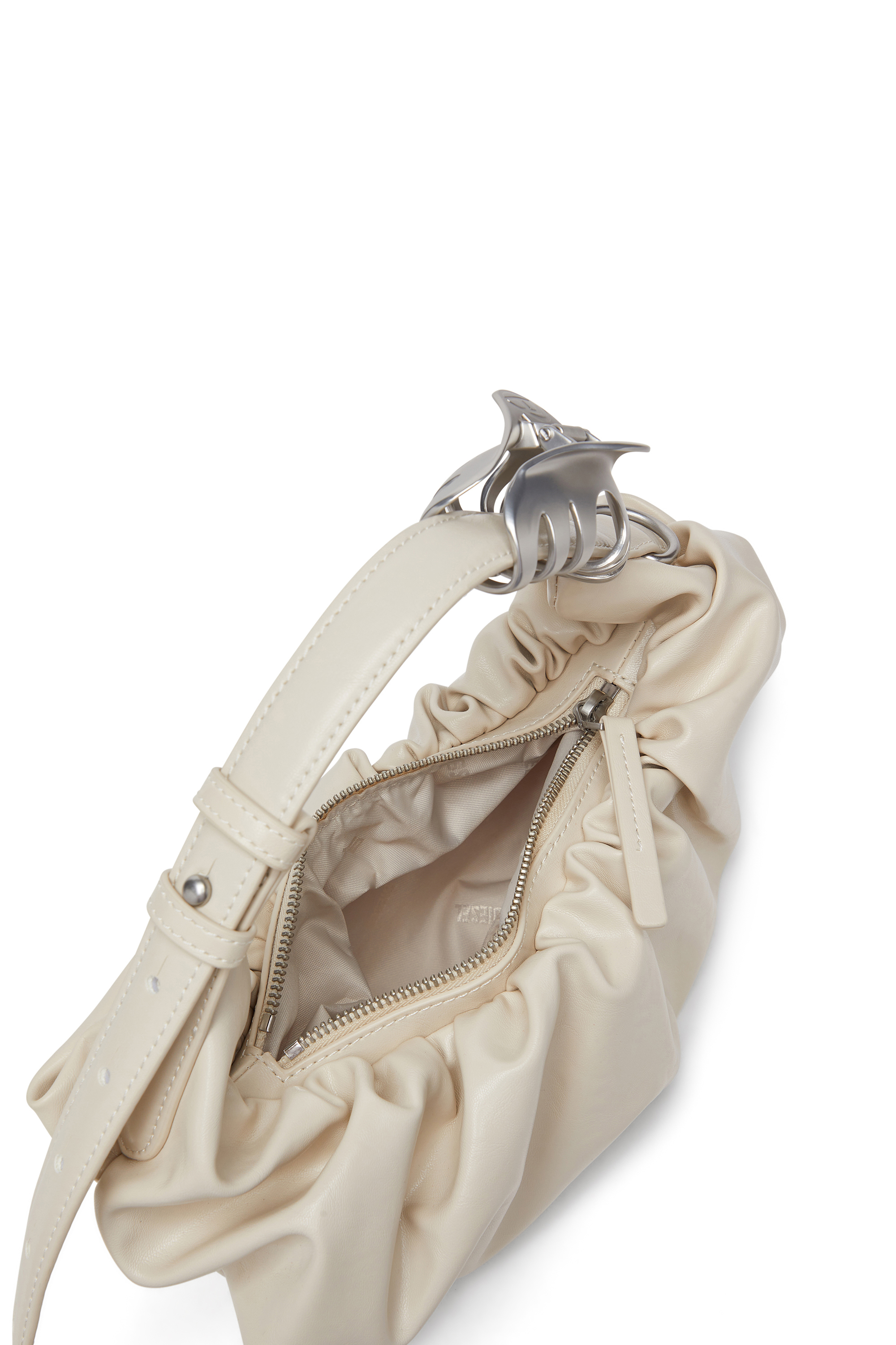 Diesel - GRAB-D HOBO S, Woman's Grab-D-Hobo bag in White - 3