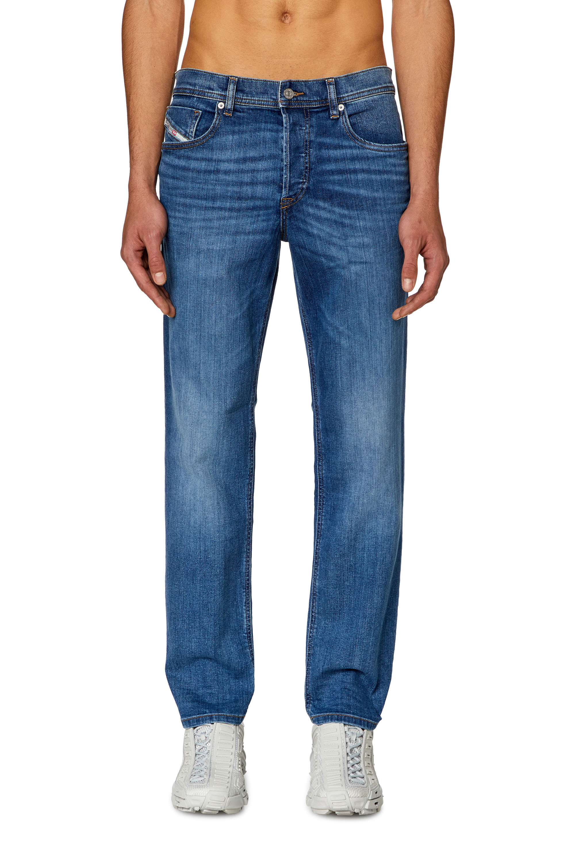 Diesel - Man Tapered Jeans 2023 D-Finitive 0KIAL, Light Blue - Image 1