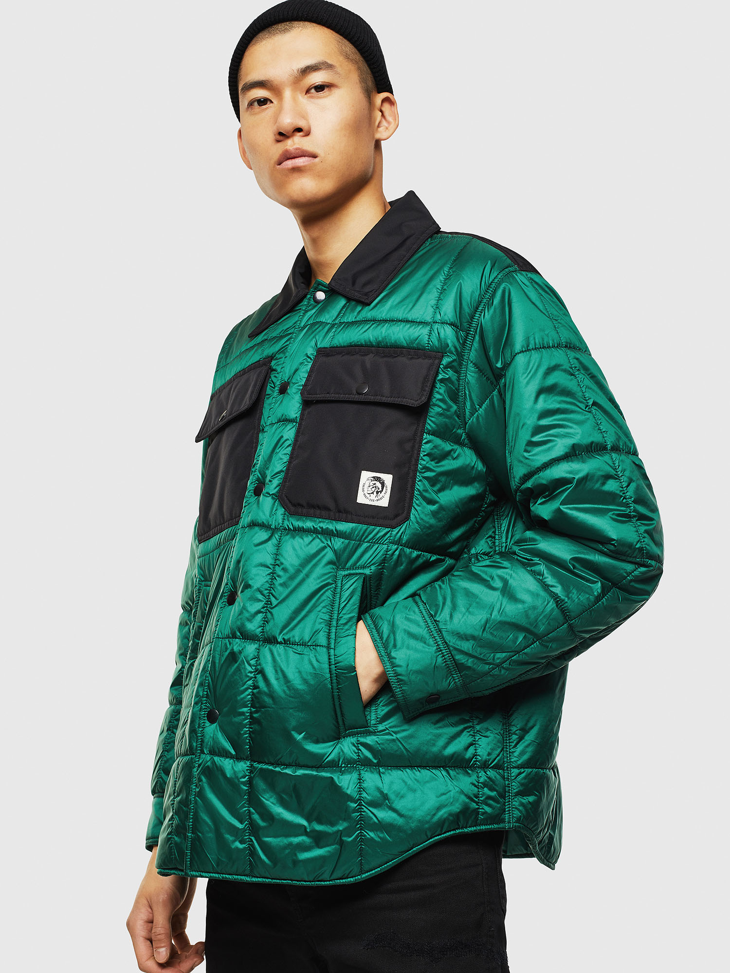 J-WELLES, Green Diesel - J-WELLES, Green - Winter Jackets - Image 1