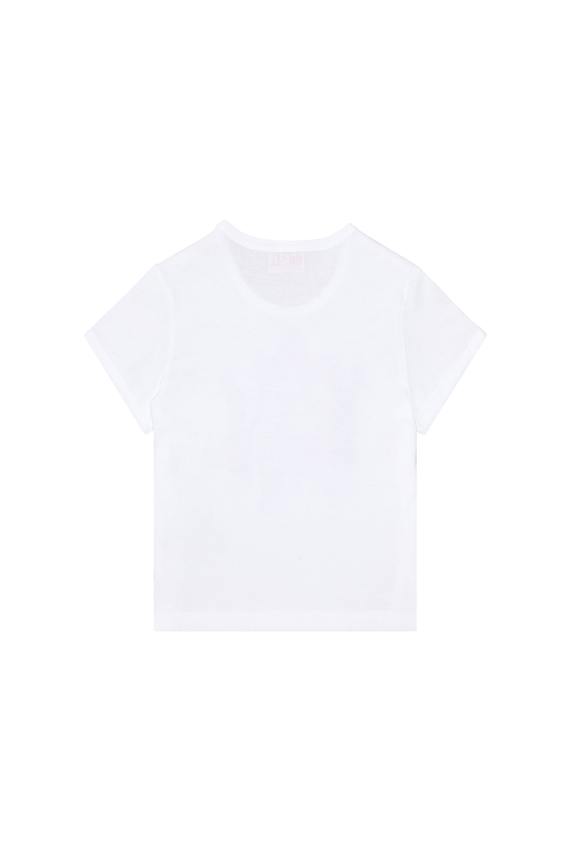 Diesel - TCUTIEPEEL, Woman Sweatshirt with peel-off print in White - Image 2