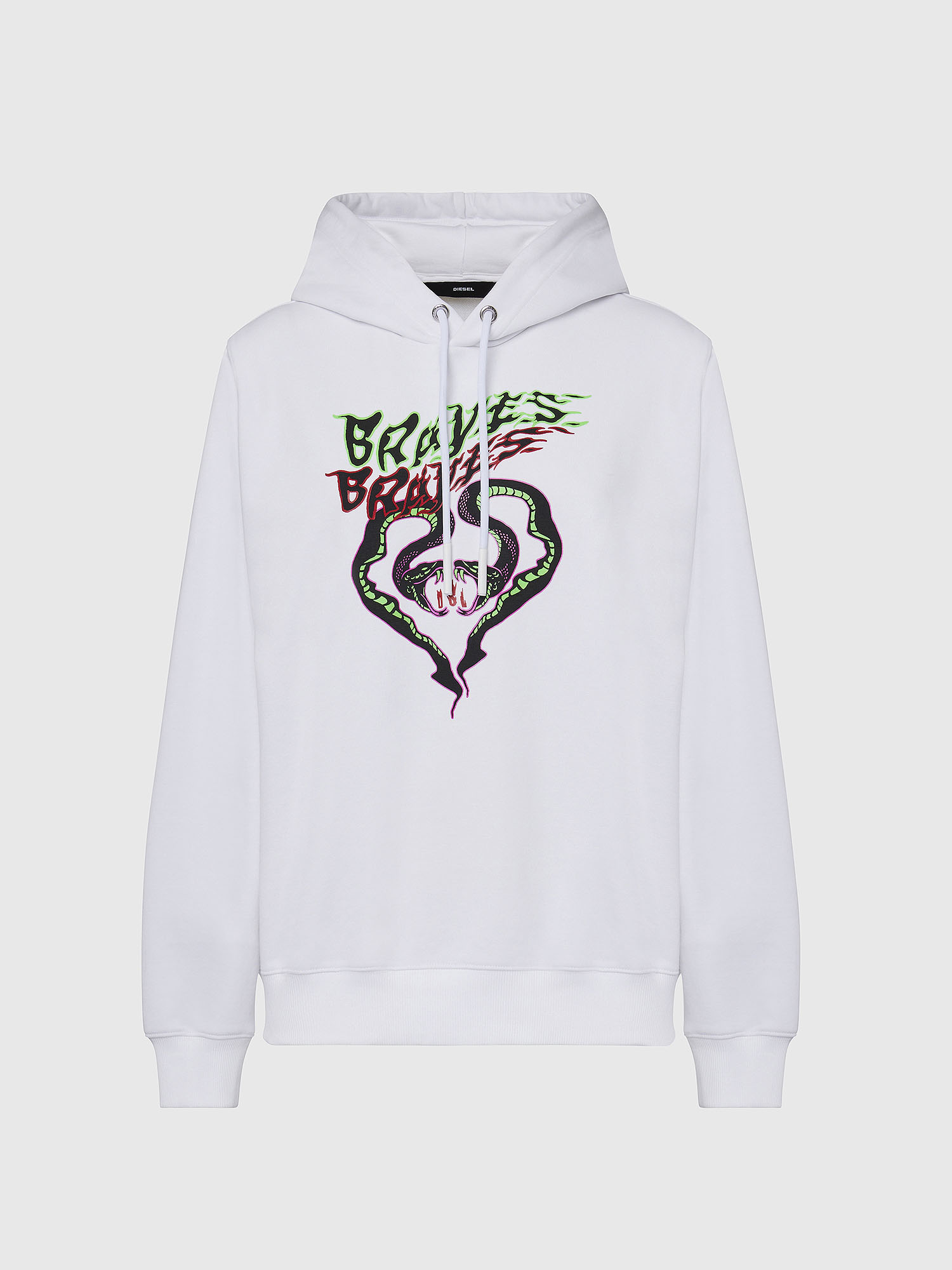 F-ANG-HOOD-K20, White Diesel - F-ANG-HOOD-K20, White - Sweaters - Image 1
