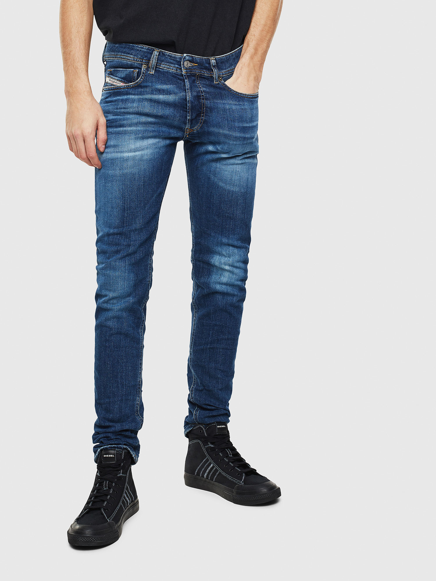 Sleenker 0097T, Dark Blue Diesel - Sleenker 0097T, Dark Blue - Jeans - Image 1
