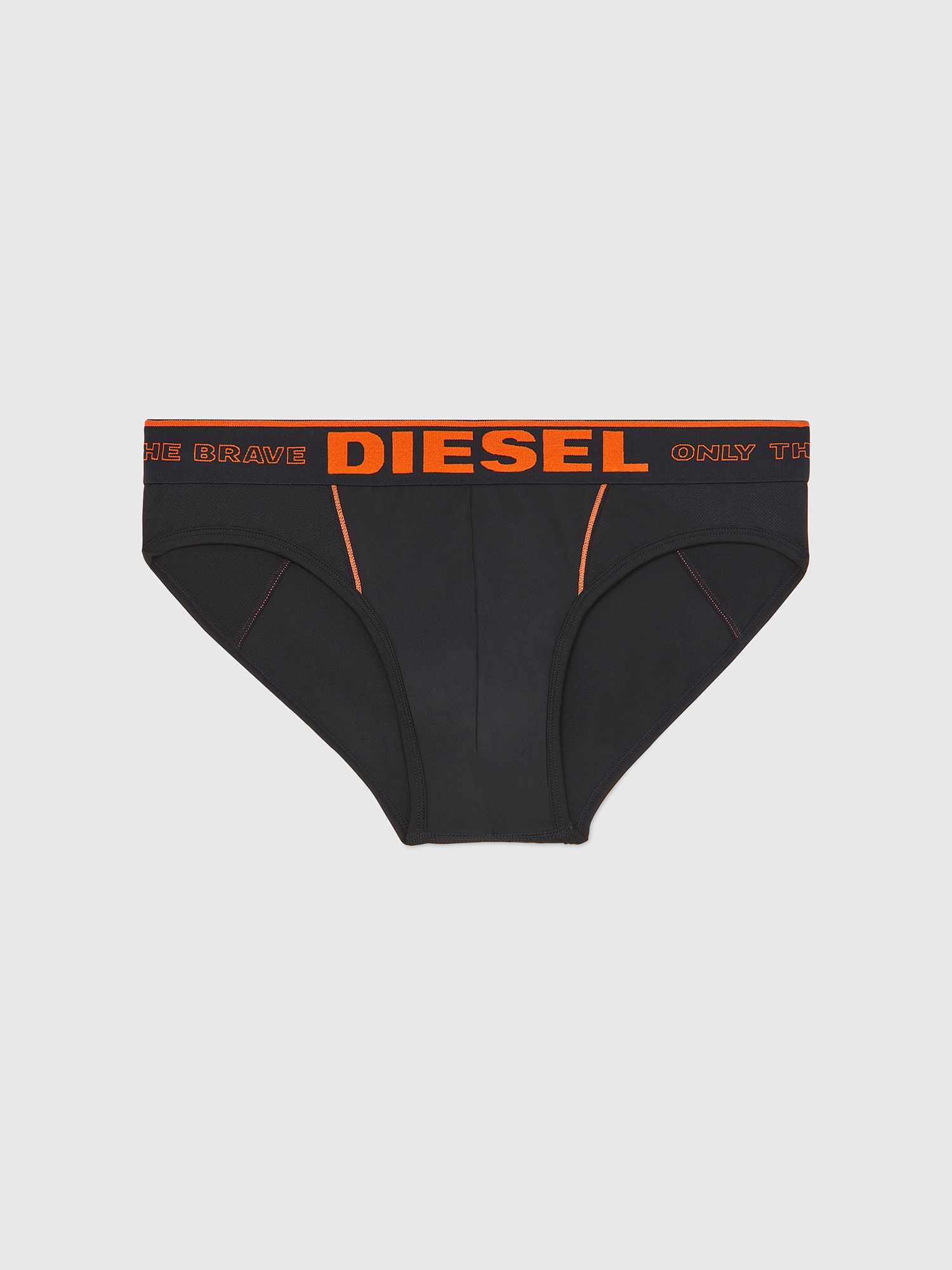 Diesel - 55-DBRIEFCUT, Black/Orange - Image 4