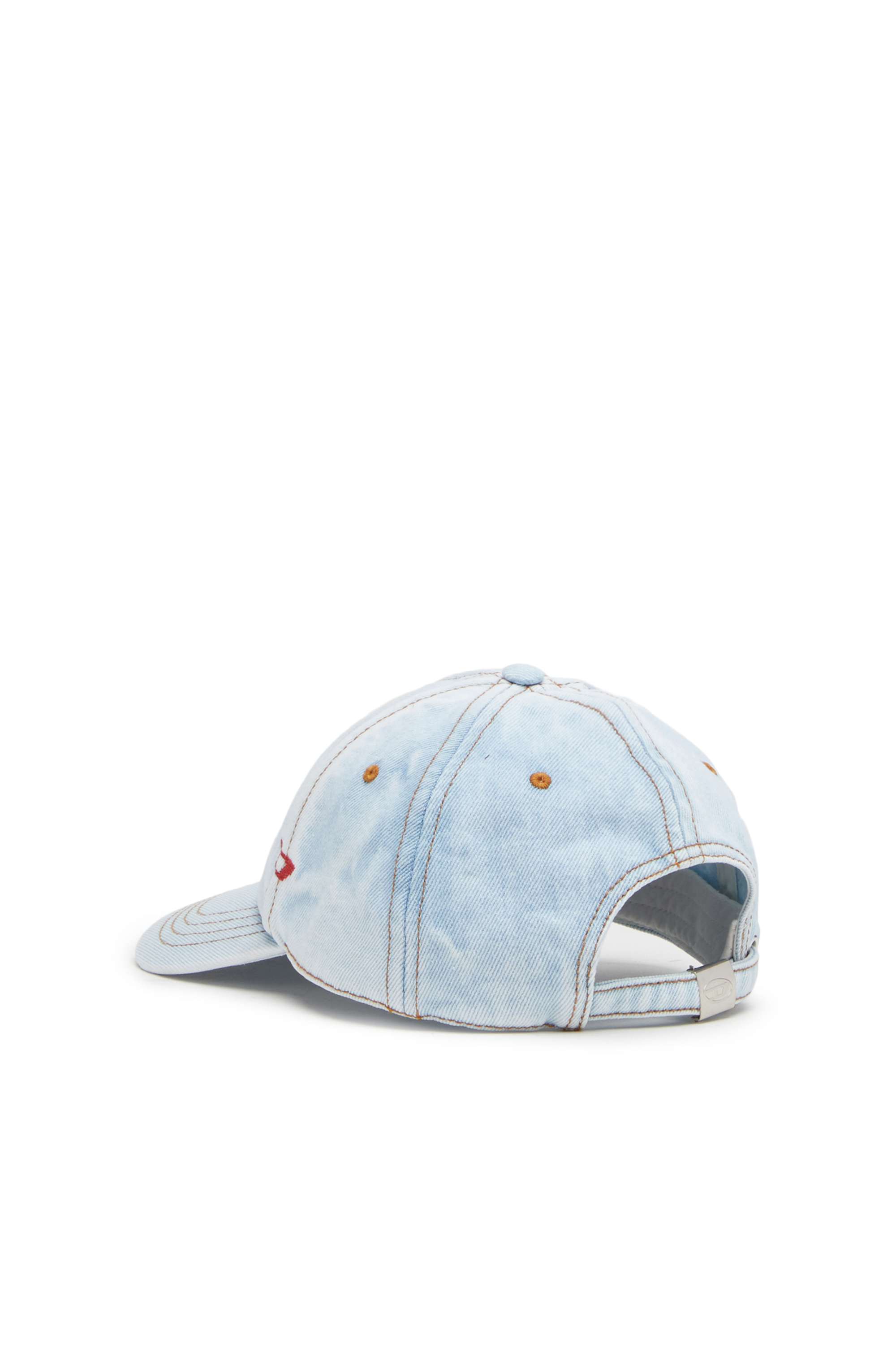 Diesel - C-LIB-3, Man Baseball cap in denim in Blue - Image 2