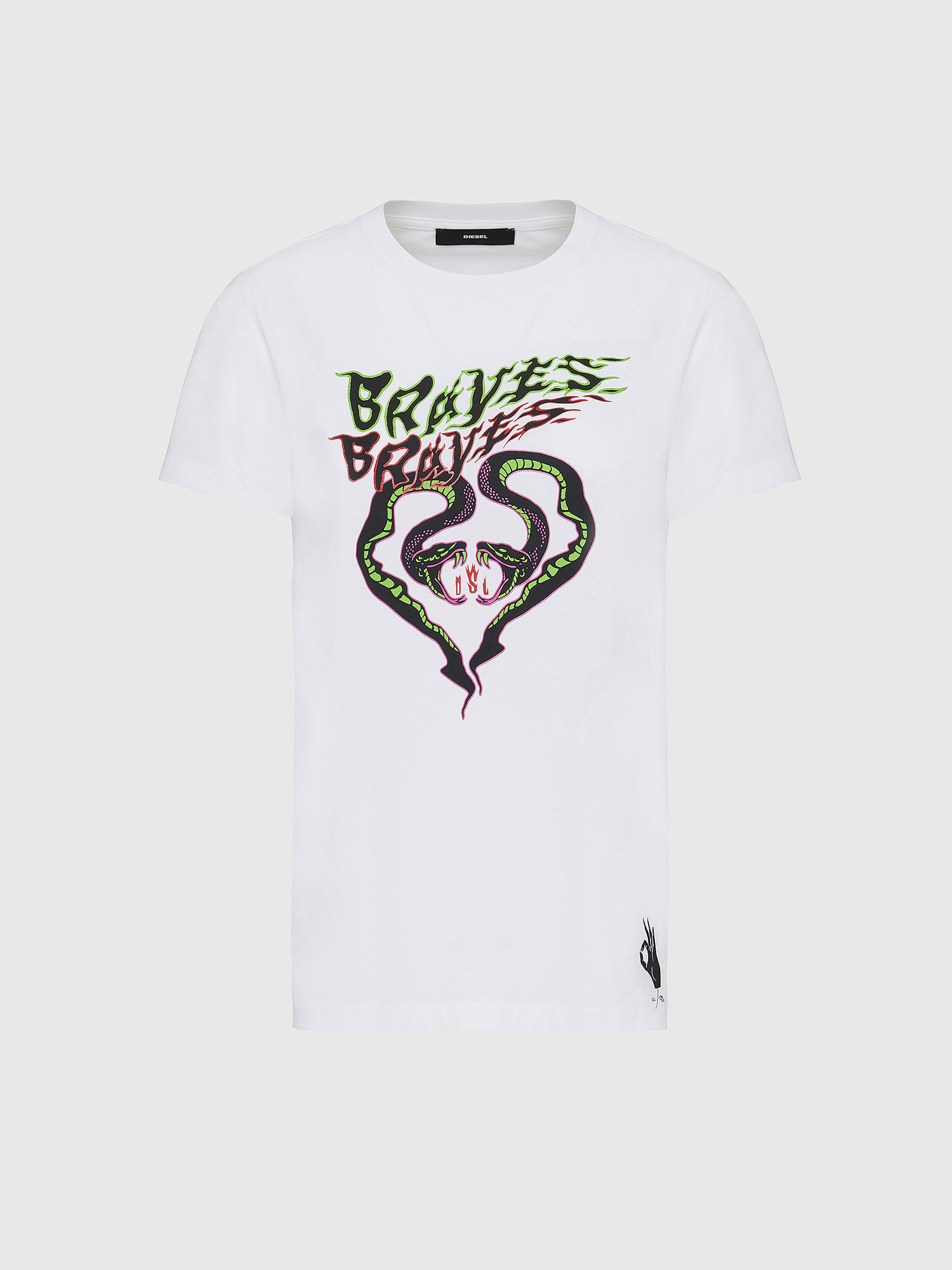 T-SILY-K1, White Diesel - T-SILY-K1, White - T-Shirts - Image 1