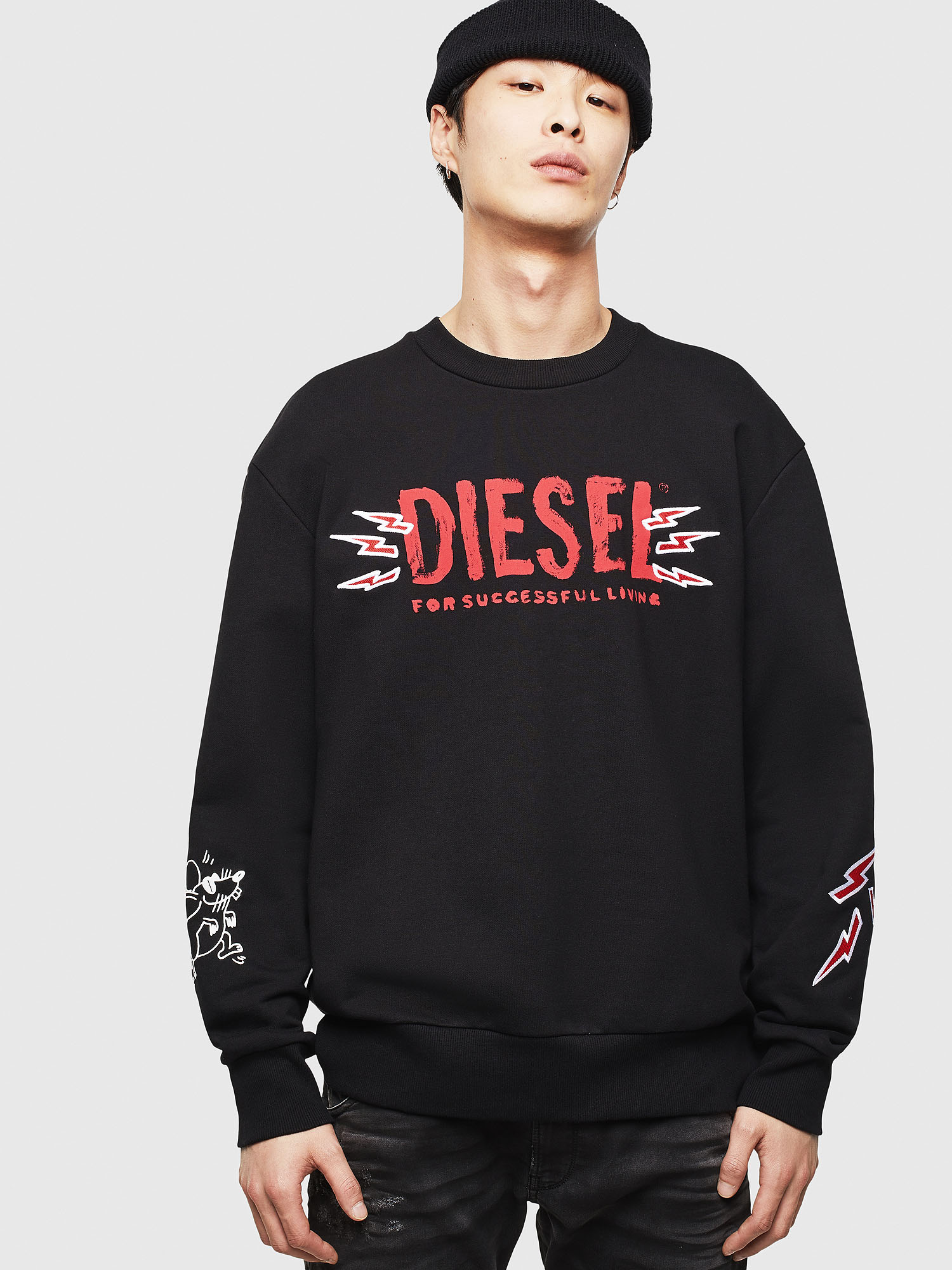 CL-SNOR-LITMA, Black Diesel - CL-SNOR-LITMA, Black - Sweaters - Image 1