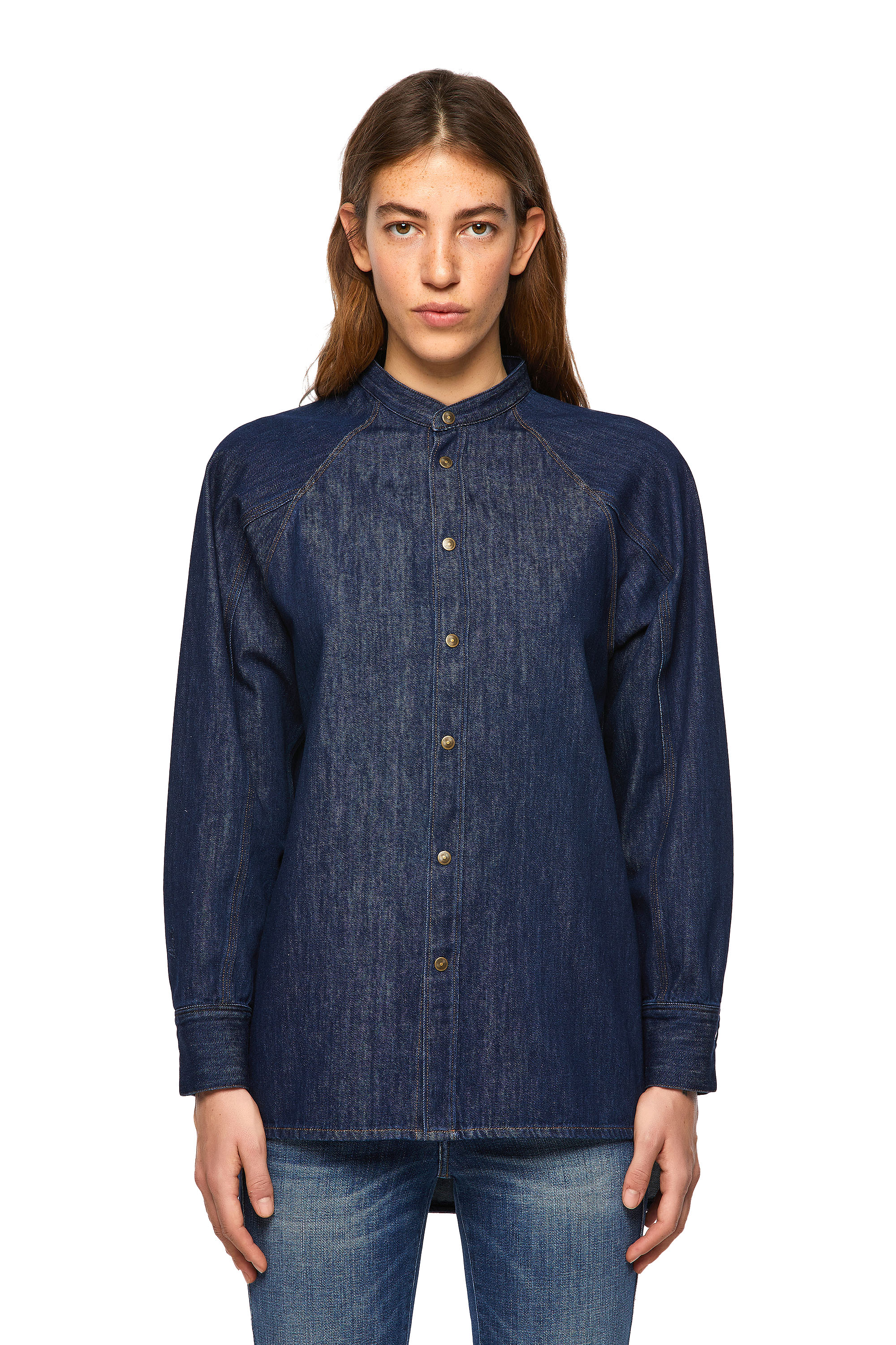 DE-NOVA-SP, Blue Diesel - DE-NOVA-SP, Blue - Denim Shirts - Image 1