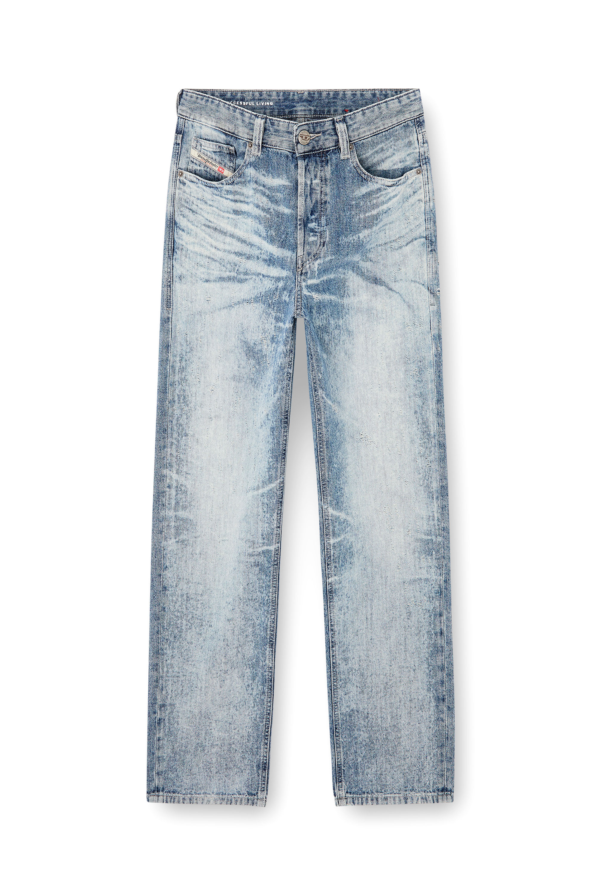 Diesel - Man's Regular Jeans 2024 D-Macs 068TY, Light Blue - 3