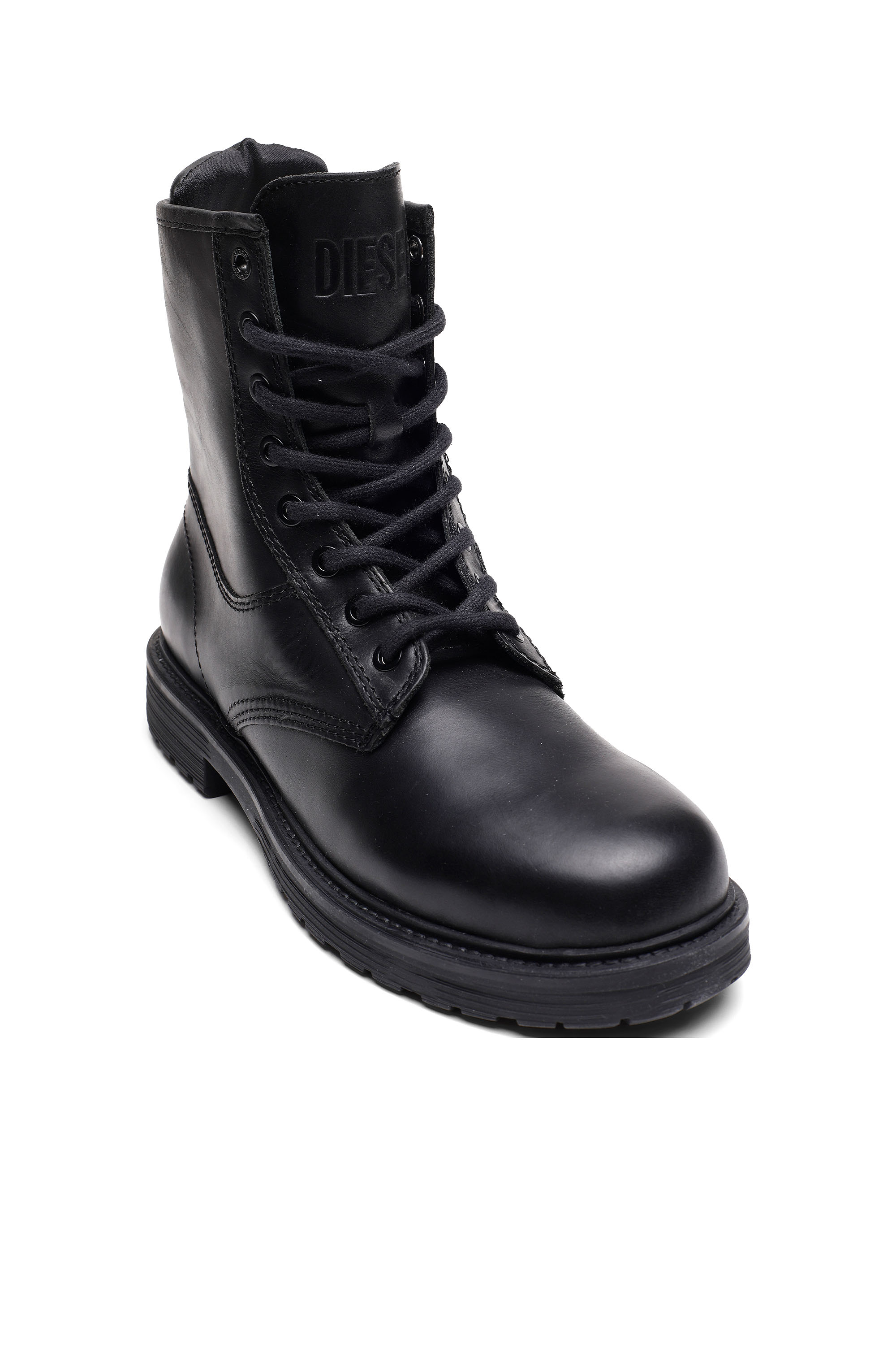 diesel leather boots