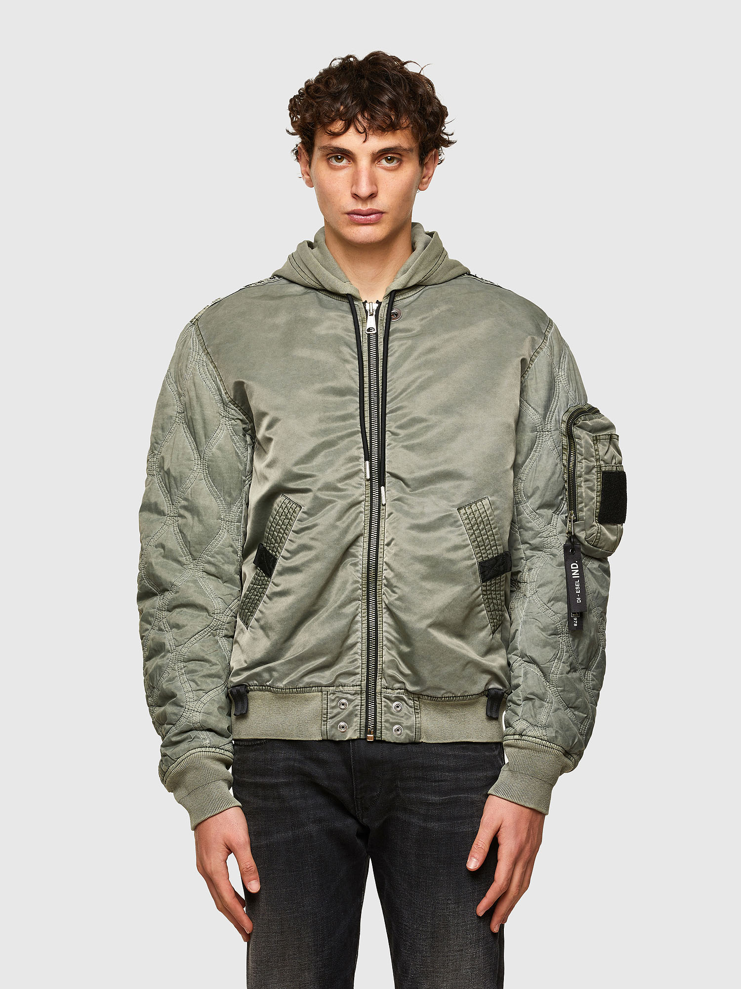 J-LAGASH, Military Green Diesel - J-LAGASH, Military Green - Jackets - Image 1