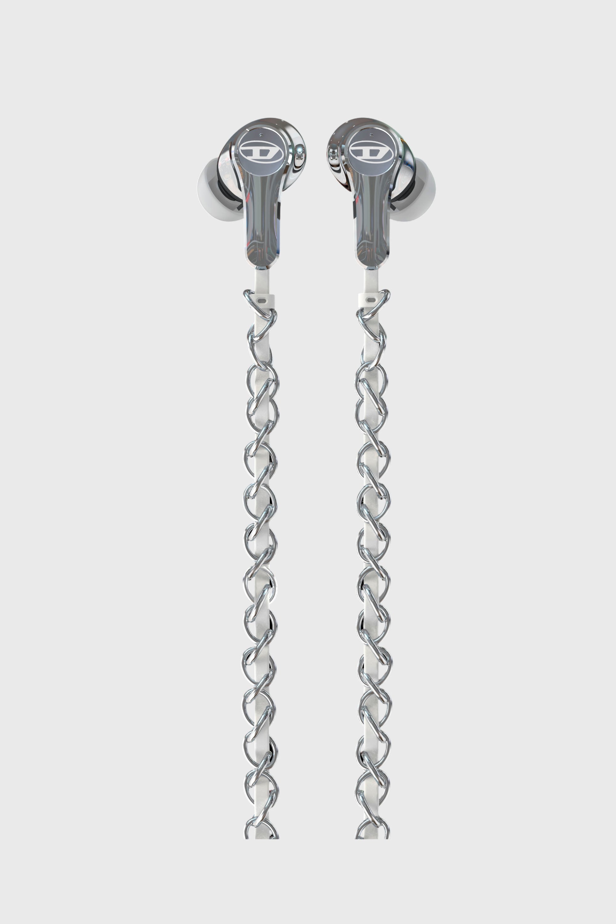 Women's Wired Earbuds and charms | Silver | Diesel {{Country}}