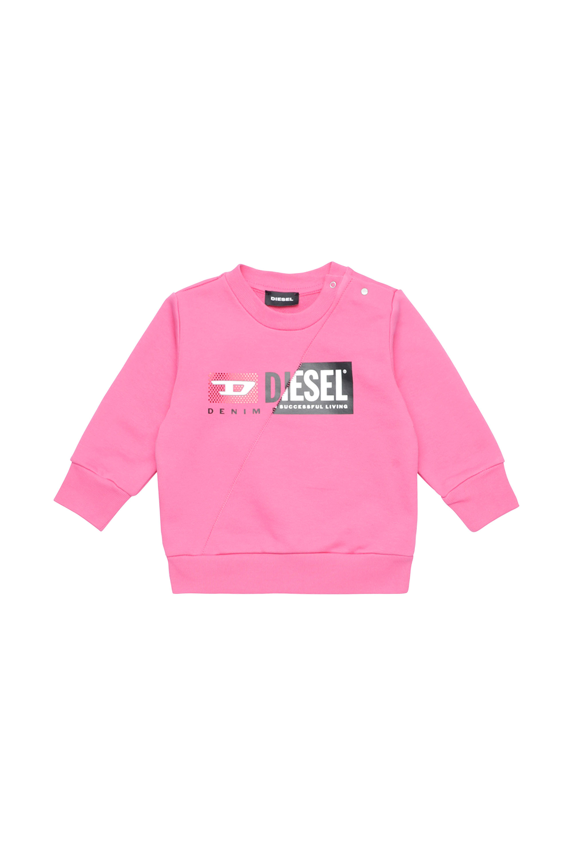 SGIRKCUTYB-FL, Pink Diesel - SGIRKCUTYB-FL, Pink - Sweaters - Image 1