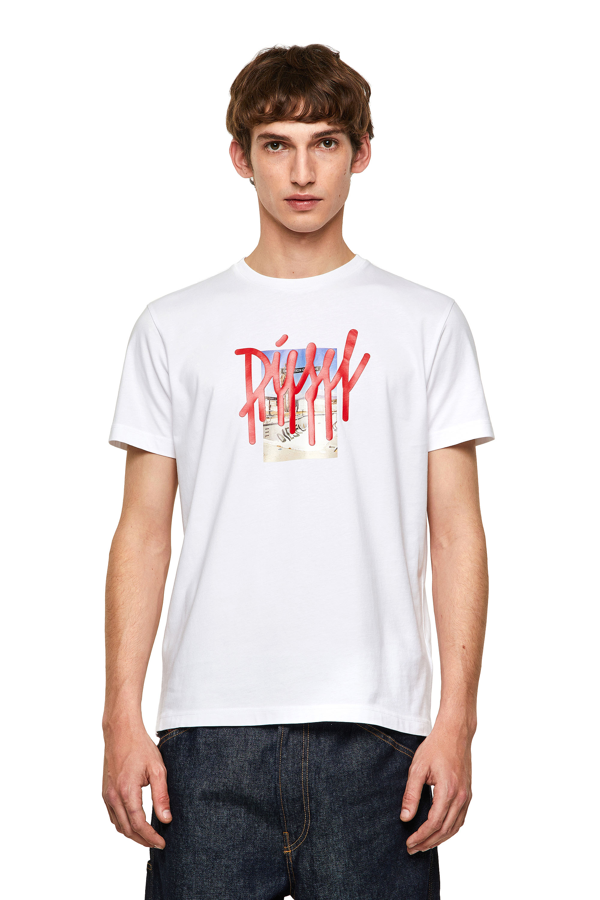 T-DIEGOS-B9, White Diesel - T-DIEGOS-B9, White - T-Shirts - Image 1