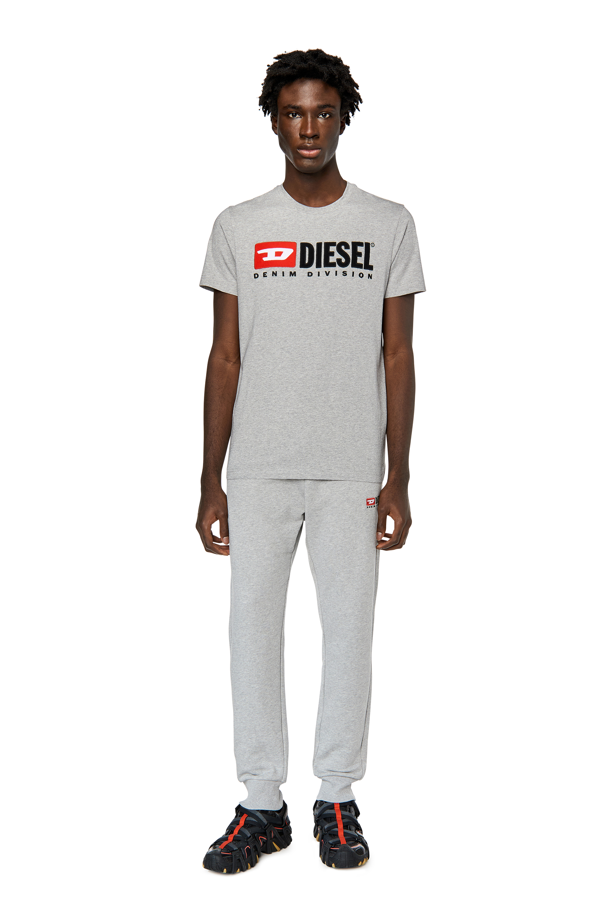Diesel – T-Erme Burnout T-Shirt Grey