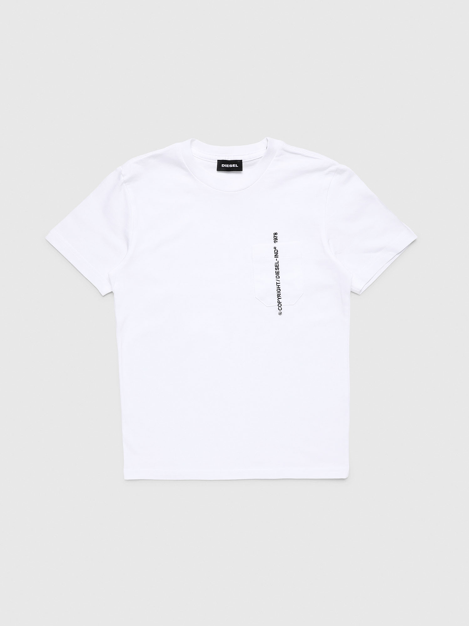 TJUSTPOCKETCOPY, White Diesel - TJUSTPOCKETCOPY, White - T-shirts and Tops - Image 1