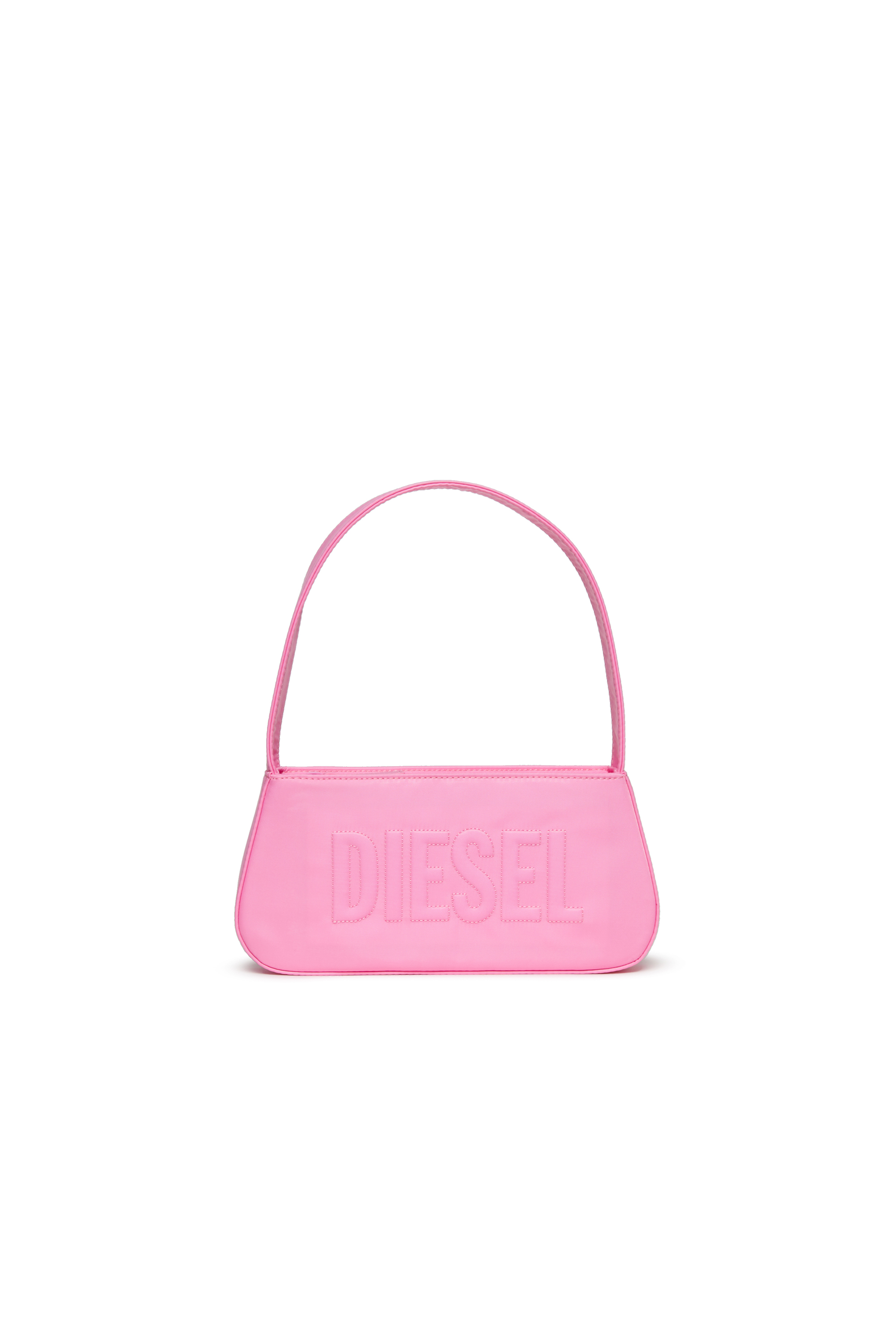 Diesel - WDELIA, Woman's WDELIA Nylon bag with embroidered logo in Pink - 1
