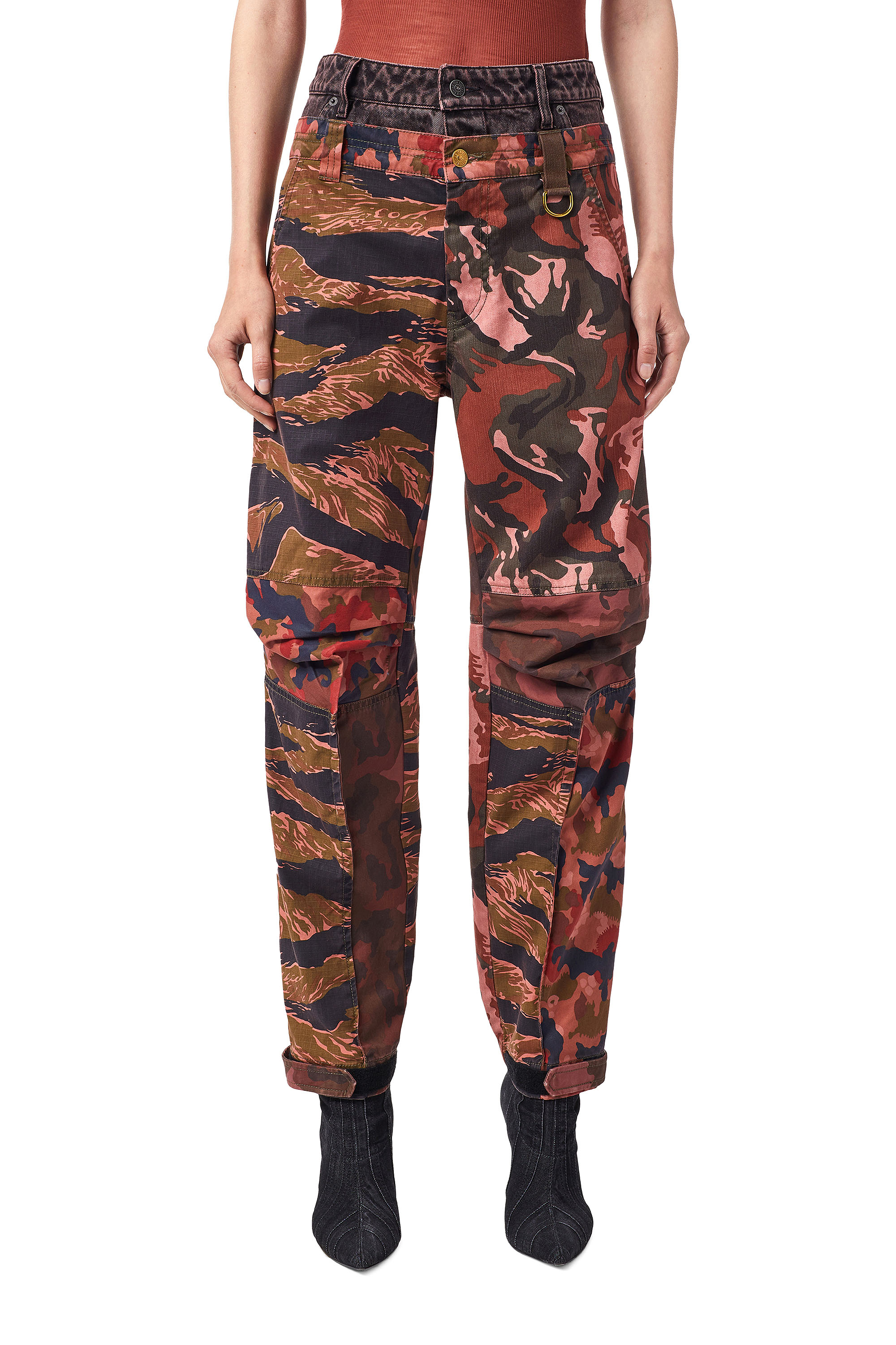 P-GIU, Green/Pink Diesel - P-GIU, Green/Pink - Pants - Image 1