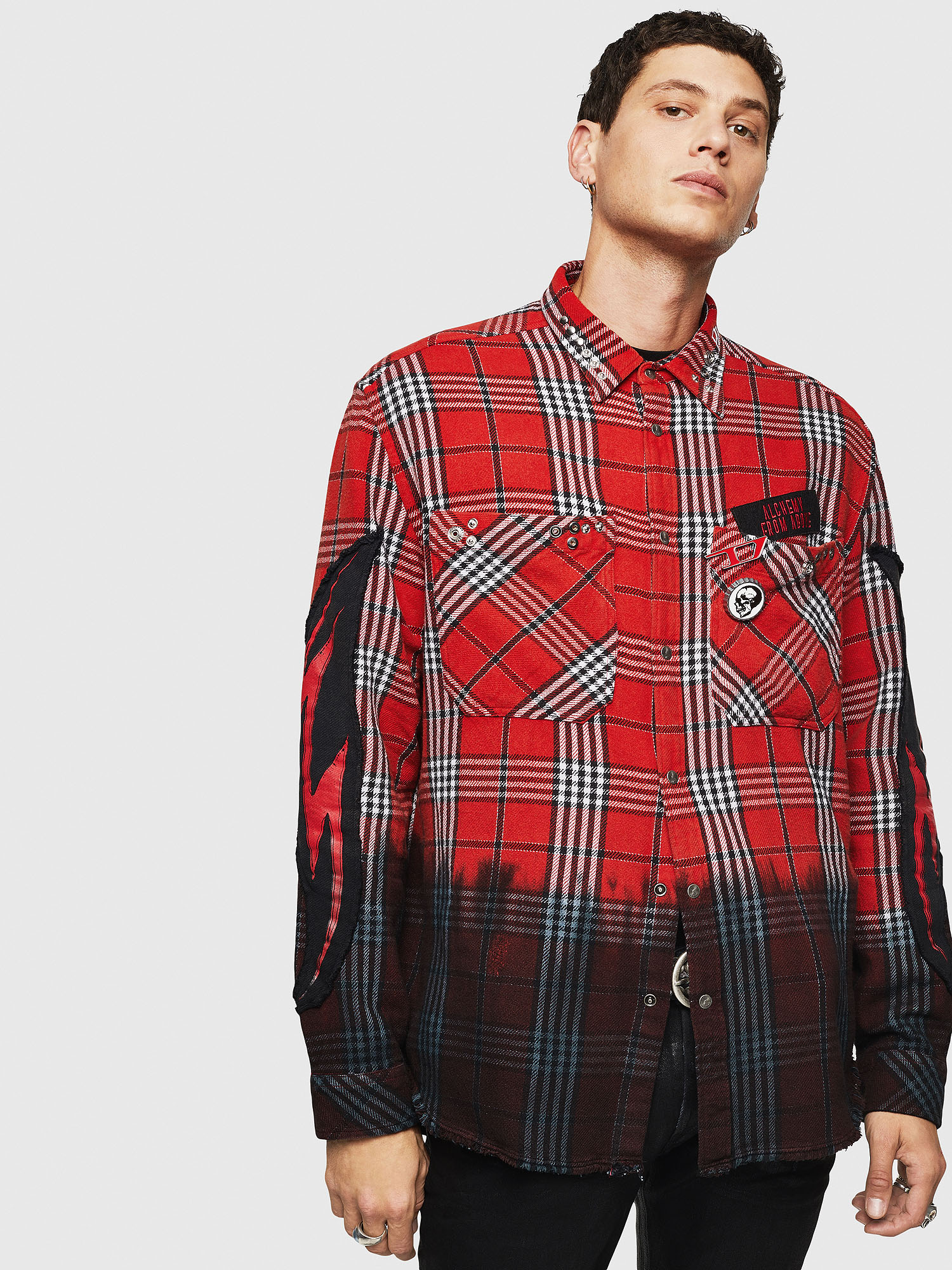 S-MIRAV, Light Red Diesel - S-MIRAV, Light Red - Shirts - Image 1