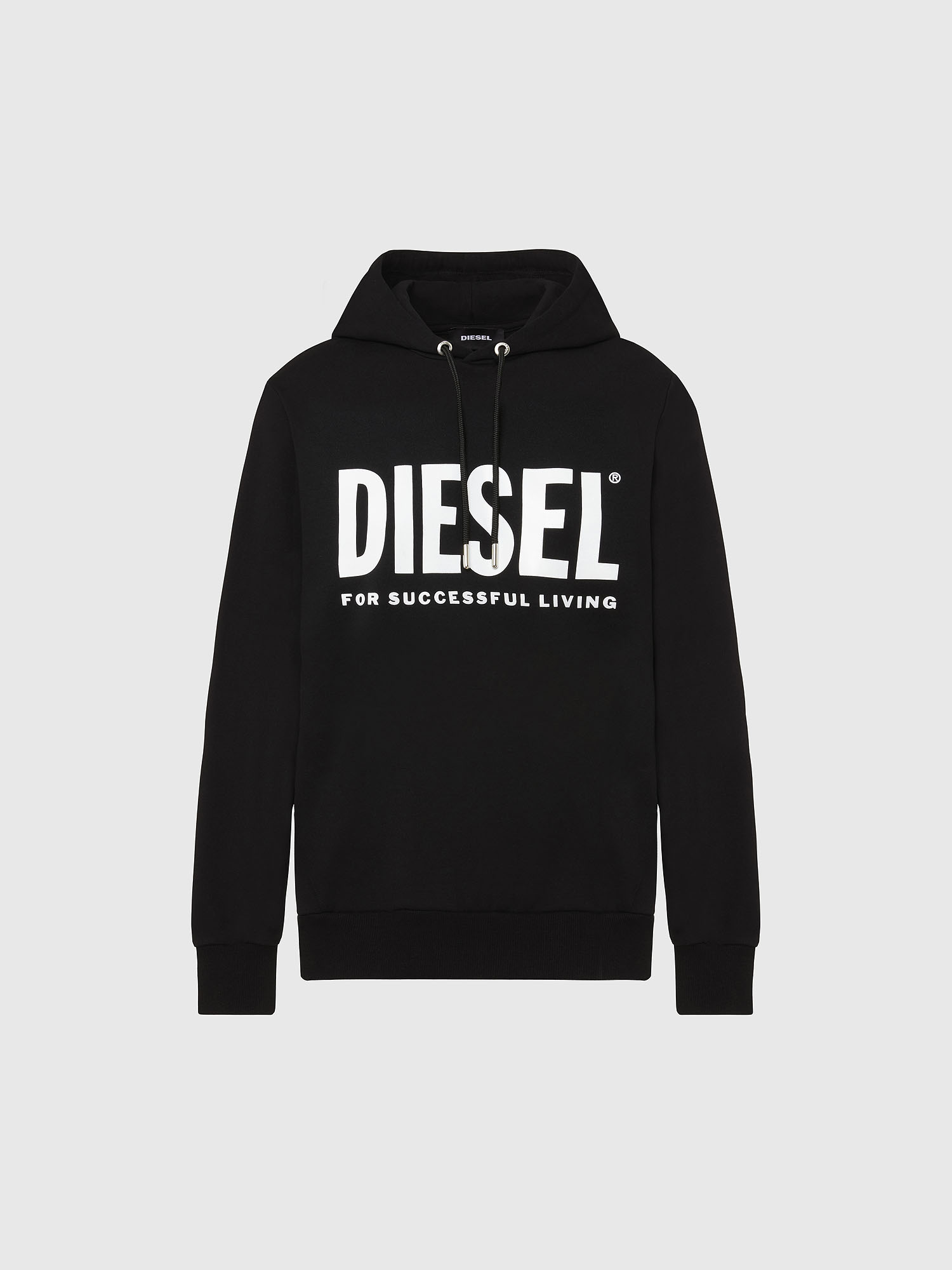 S-GIR-HOOD-DIVISION-, Black Diesel - S-GIR-HOOD-DIVISION-, Black - Sweaters - Image 1