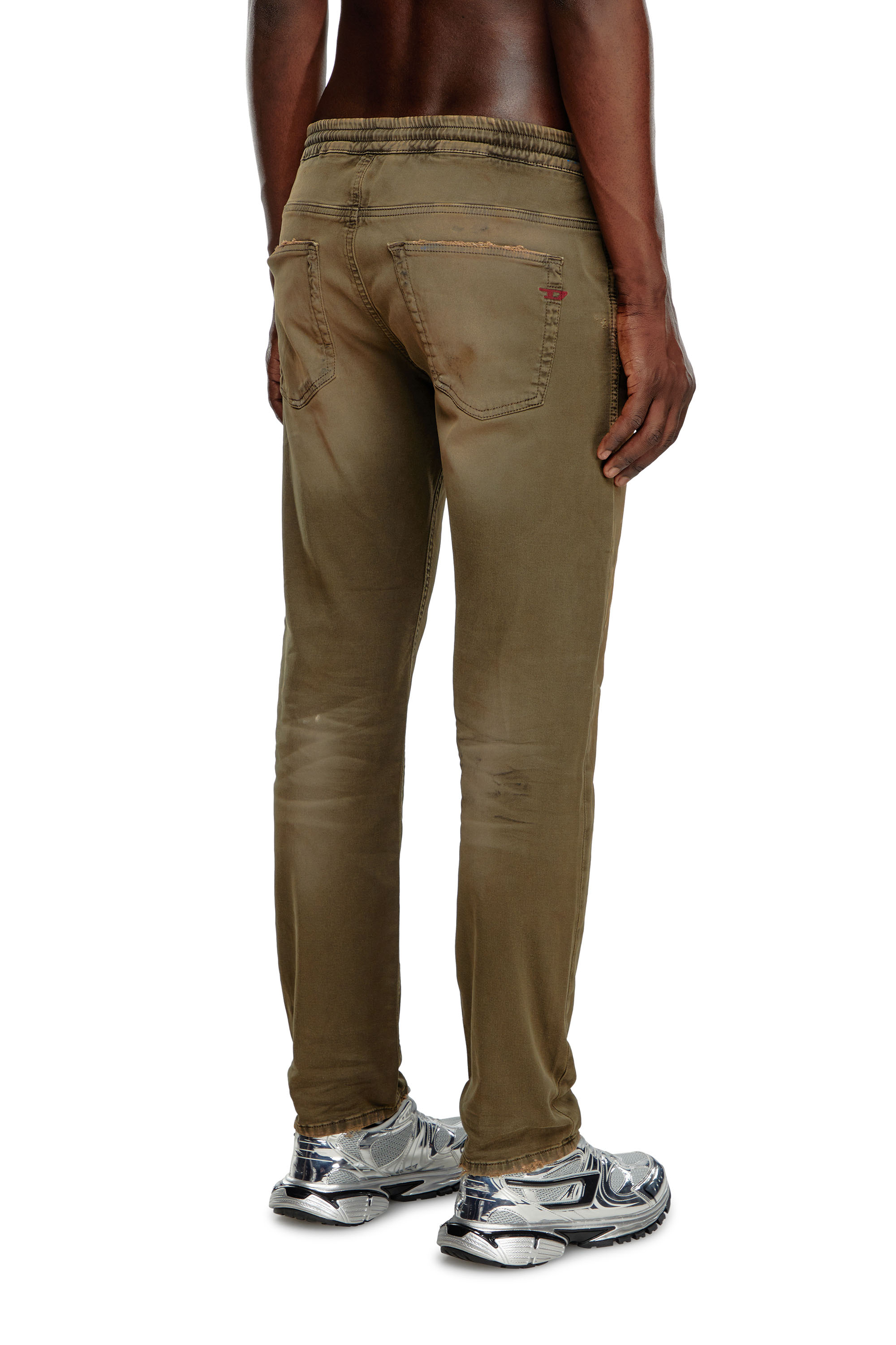 Diesel - Man's Regular 2030 D-Krooley Joggjeans&reg; 068LW, Military Green - 4