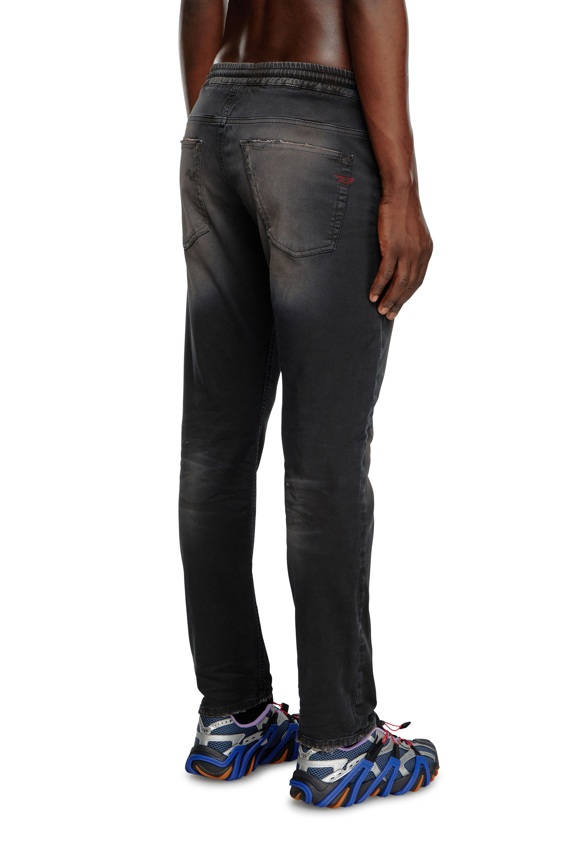 Diesel - Man's Regular 2030 D-Krooley Joggjeans&reg; 068LW, Black - 4