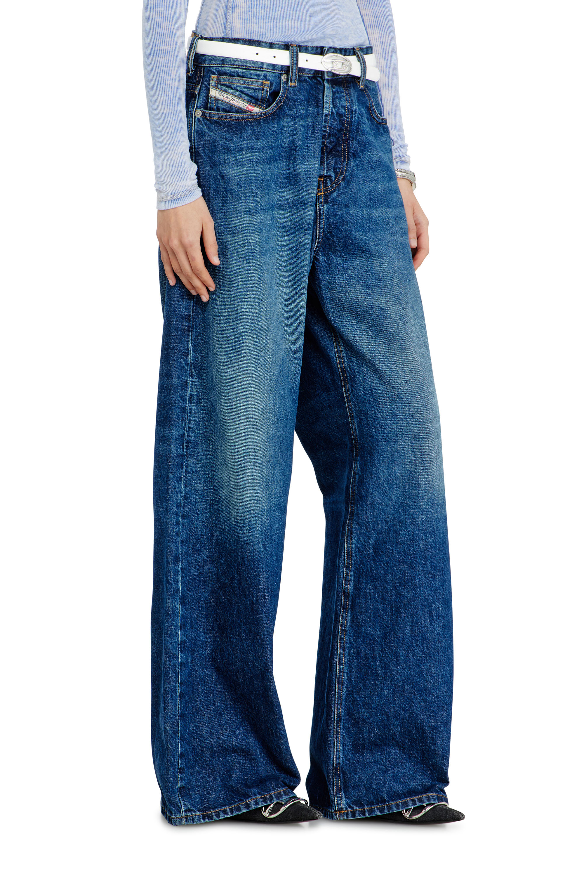 Women's Relaxed Jeans | Low Waist 1996 D-Sire | Dark Blue | Diesel TR