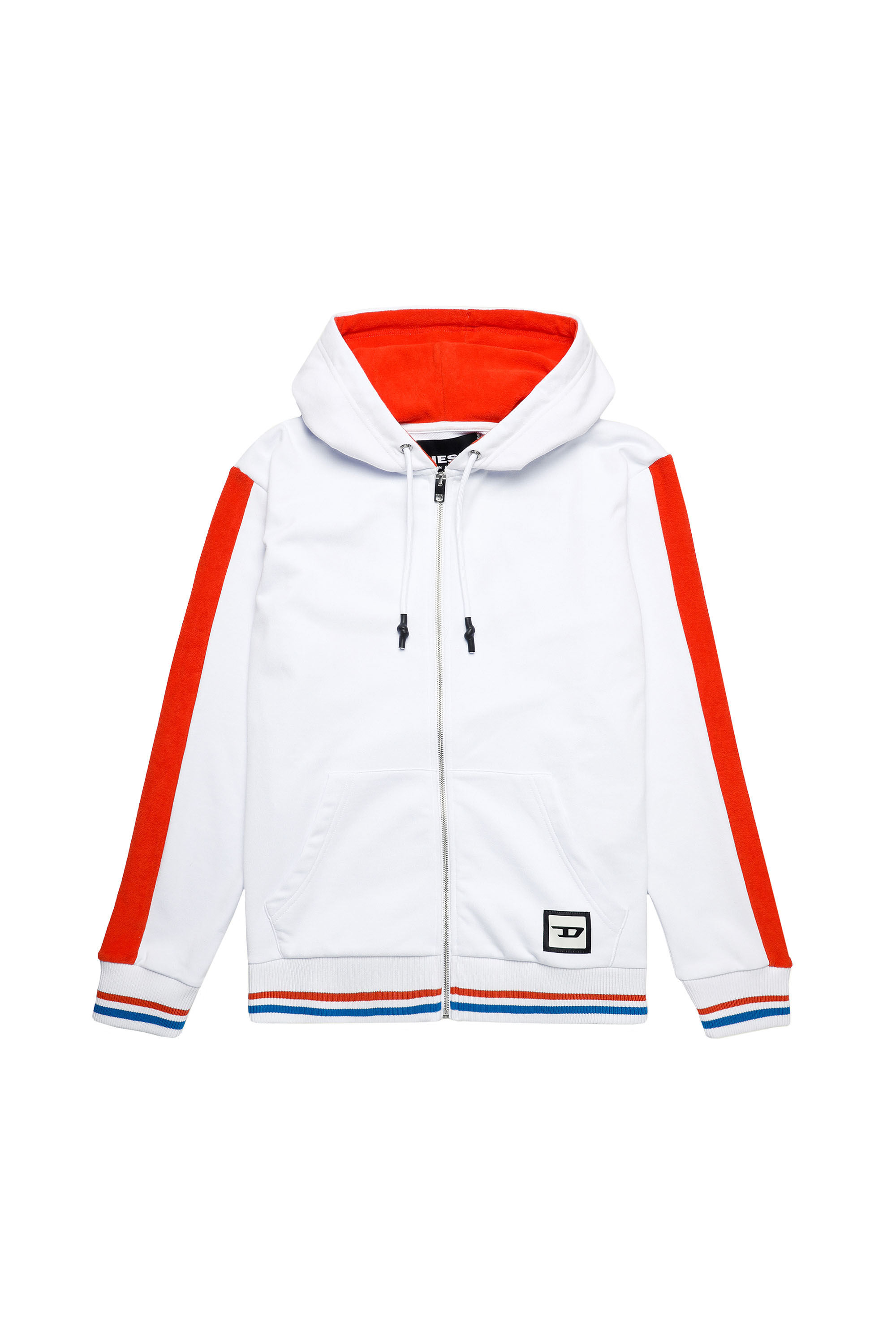 UMLT-BRANDON-Z-SP, White/Orange Diesel - UMLT-BRANDON-Z-SP, White/Orange - Sweaters - Image 1