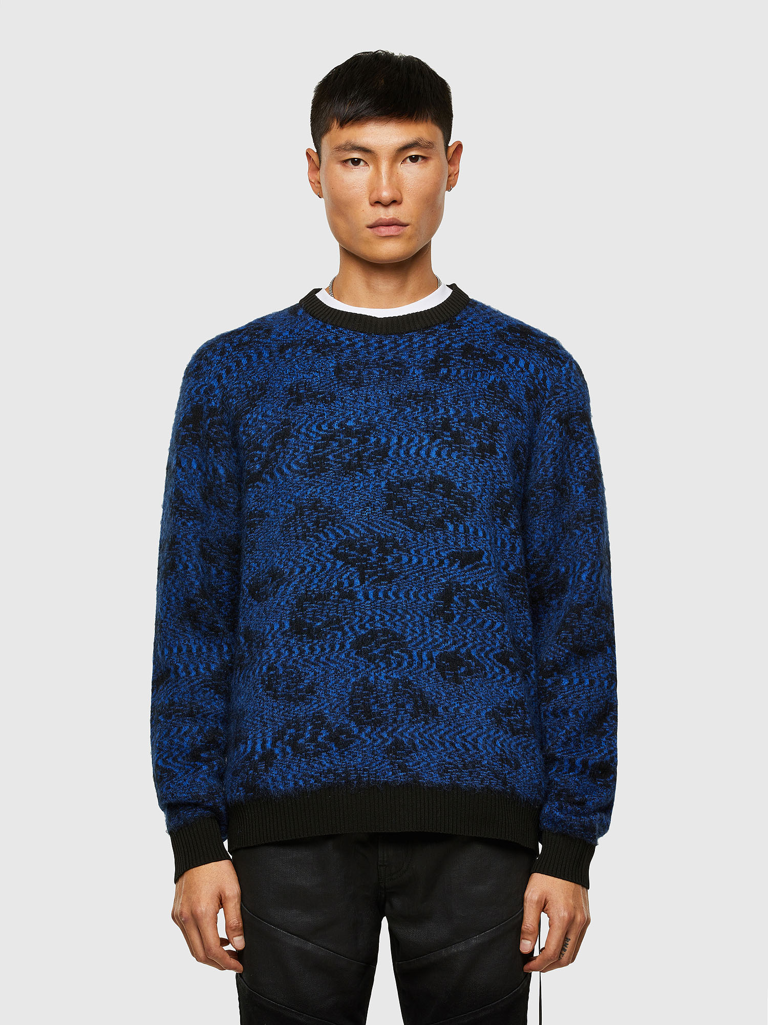 K-AZOTIC, Black/Blue Diesel - K-AZOTIC, Black/Blue - Knitwear - Image 1