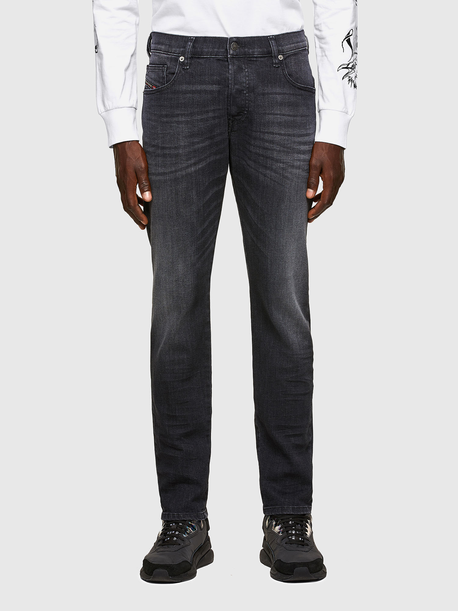 D-Yennox 009EN, Black/Dark grey Diesel - D-Yennox 009EN, Black/Dark grey - Jeans - Image 1