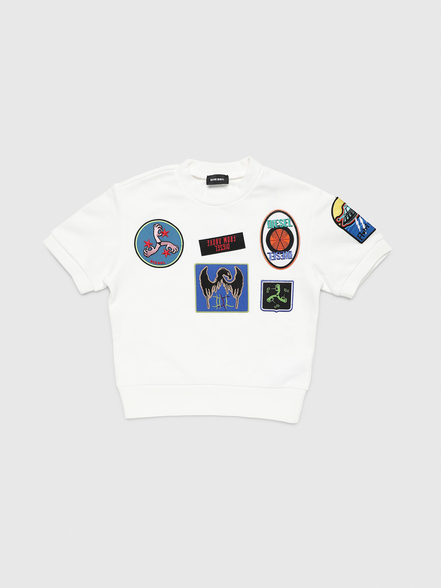 SMAGGYSHPATCH OVER, White Diesel - SMAGGYSHPATCH OVER, White - Sweaters - Image 1