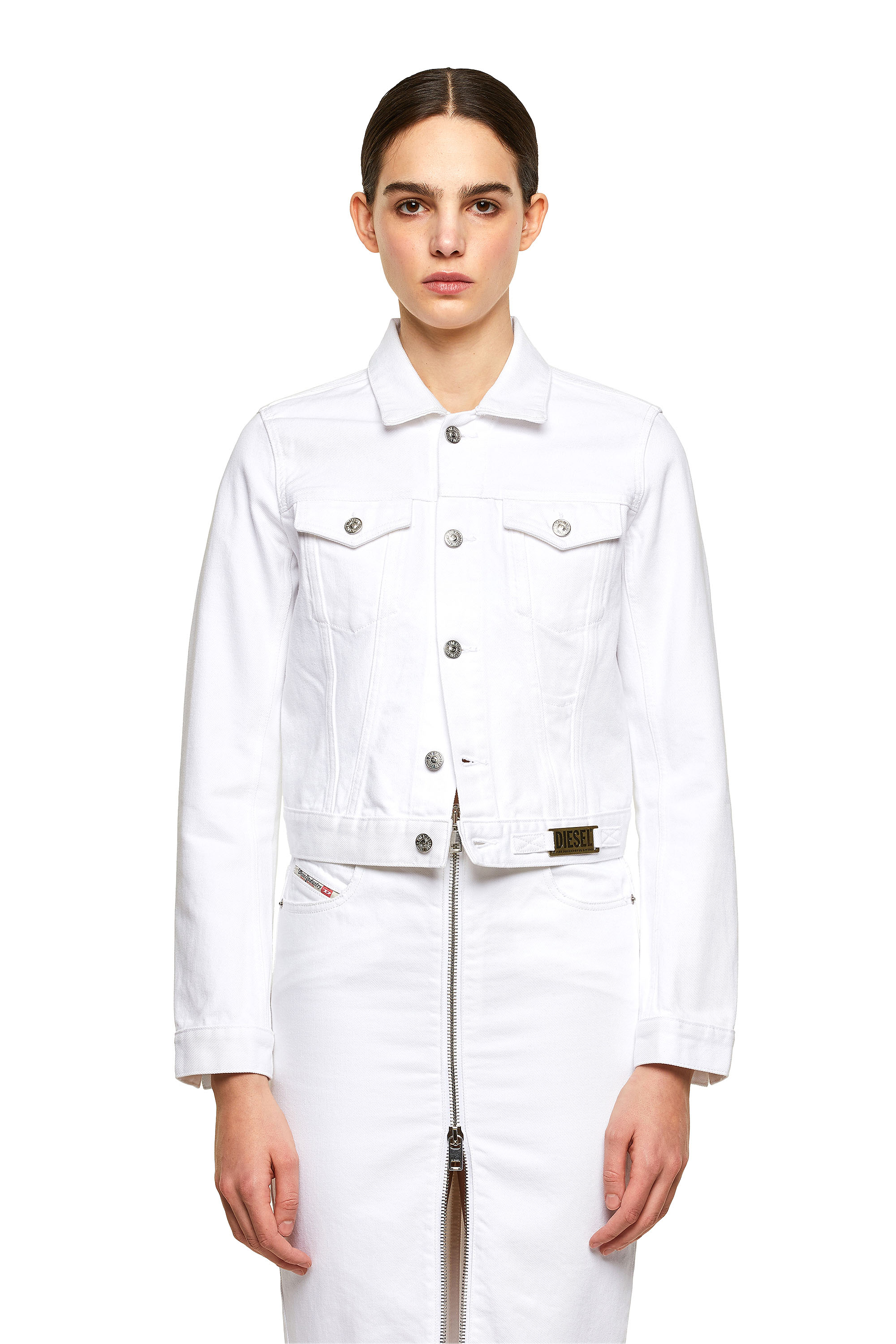 DE-LIMMY, White Diesel - DE-LIMMY, White - Denim Jackets - Image 1