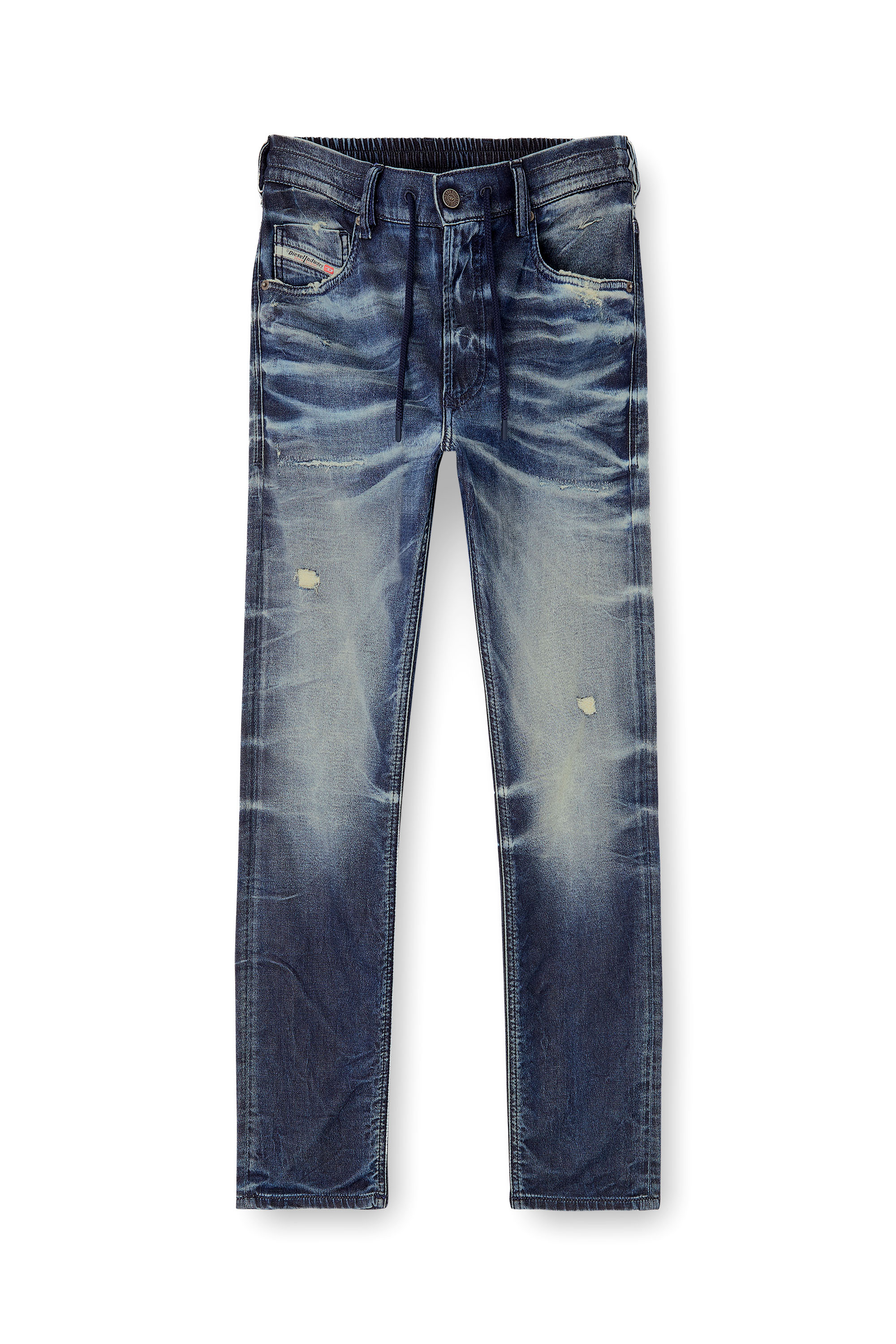 Diesel - Man's Regular 2032 D-Krooley Joggjeans® 068UD, Dark Blue - 2