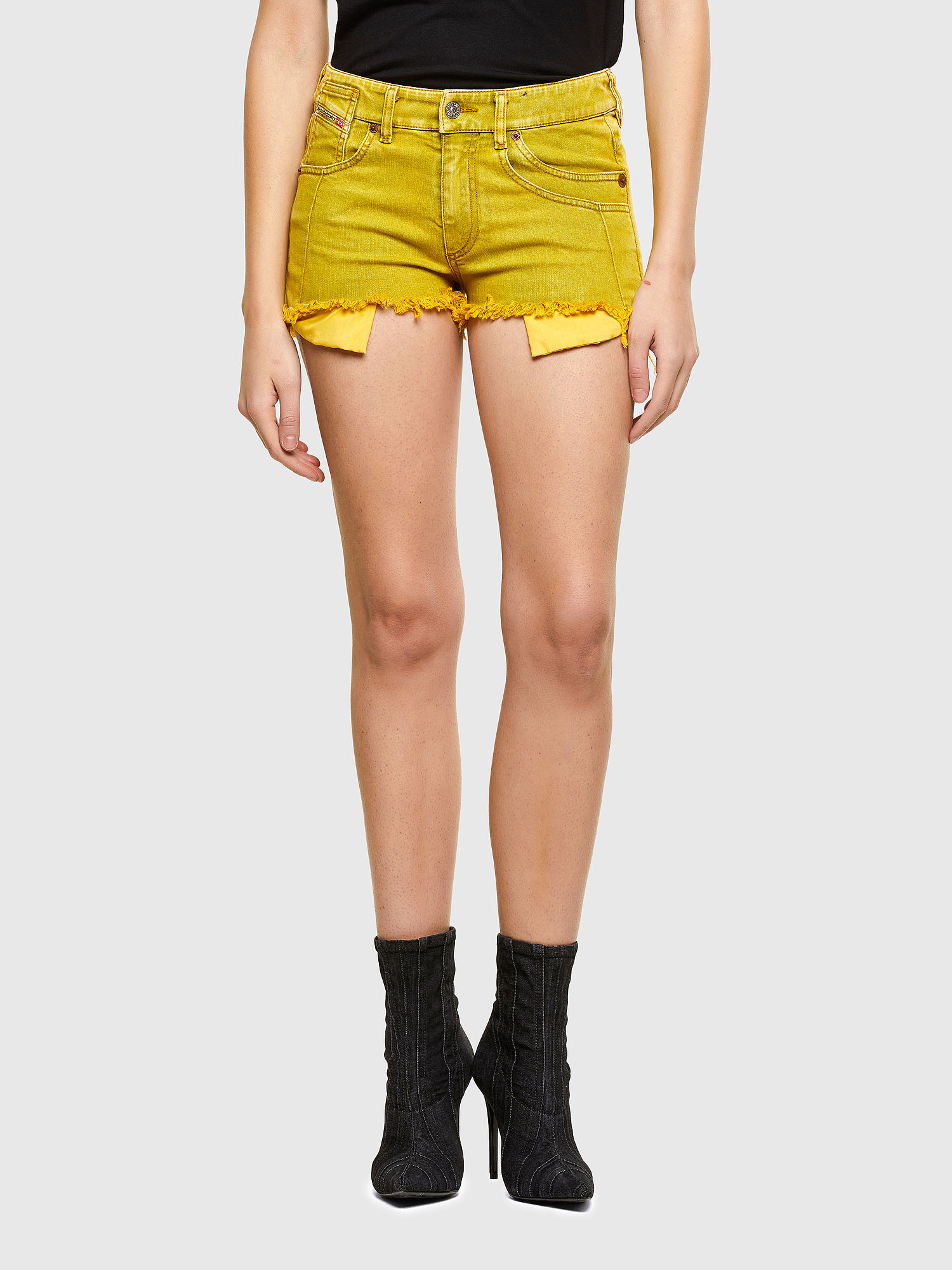 DE-BATY-SP1, Yellow Diesel - DE-BATY-SP1, Yellow - Shorts - Image 1
